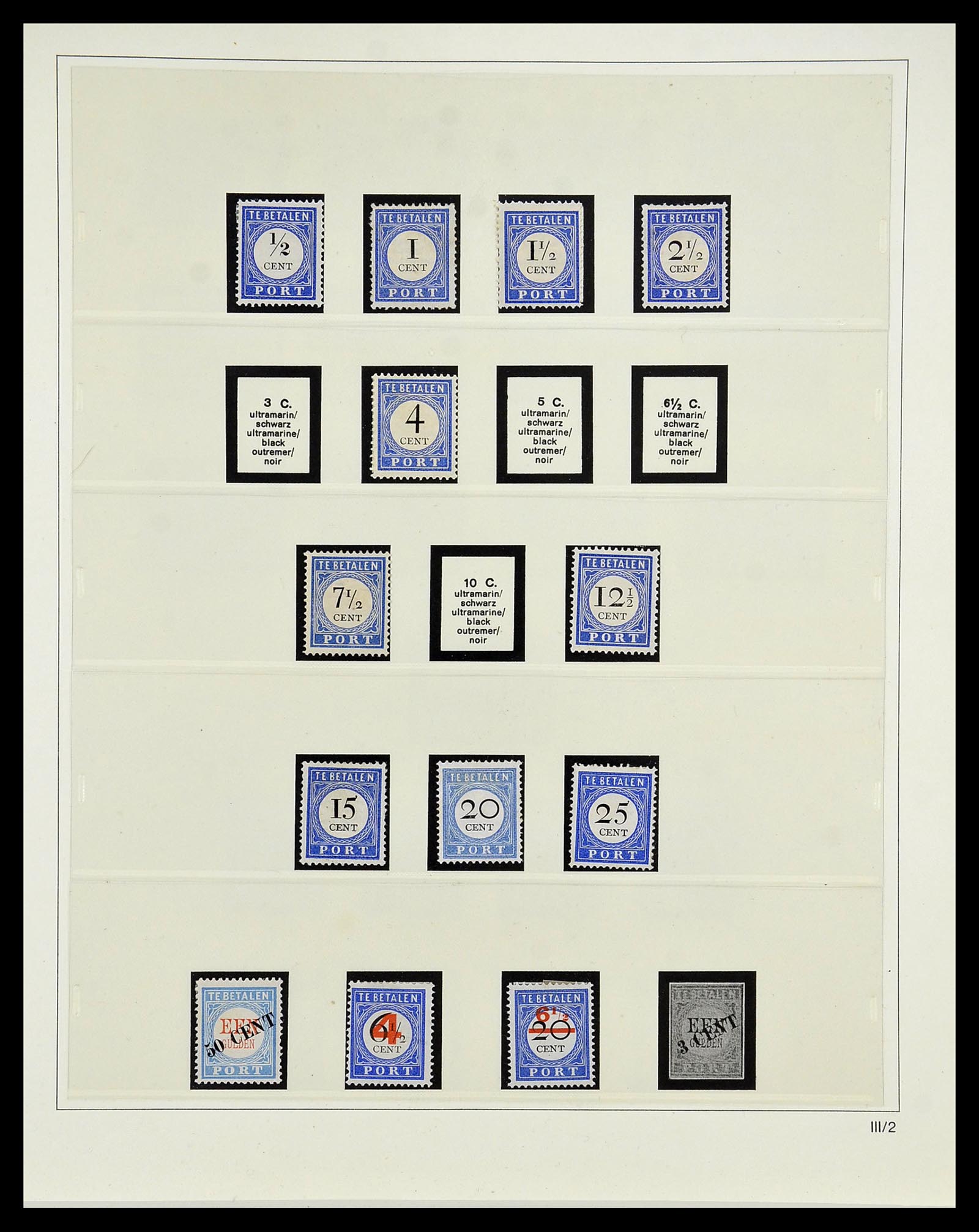 34761 055 - Postzegelverzameling 34761 Nederland 1869-1960.
