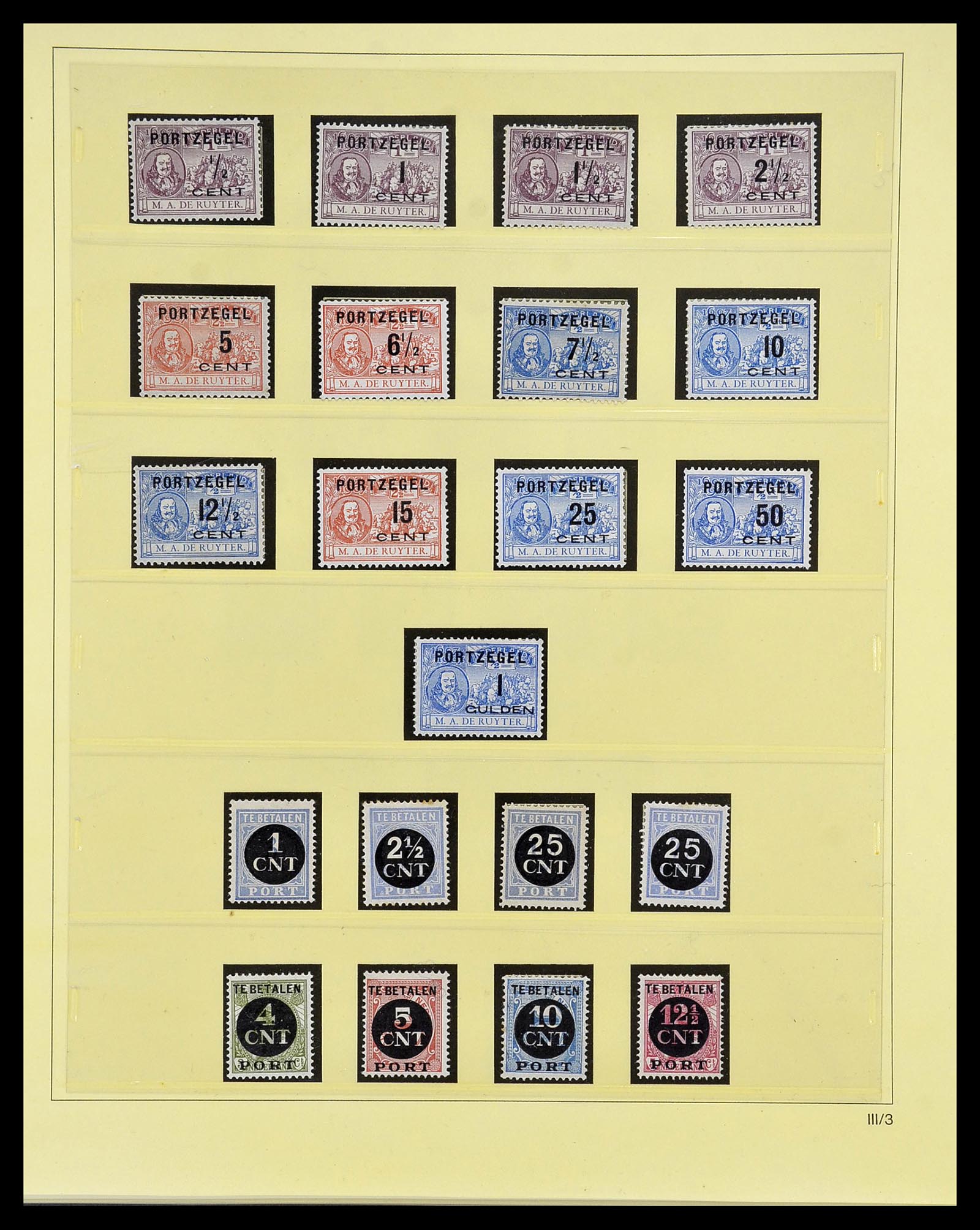 34761 056 - Postzegelverzameling 34761 Nederland 1869-1960.