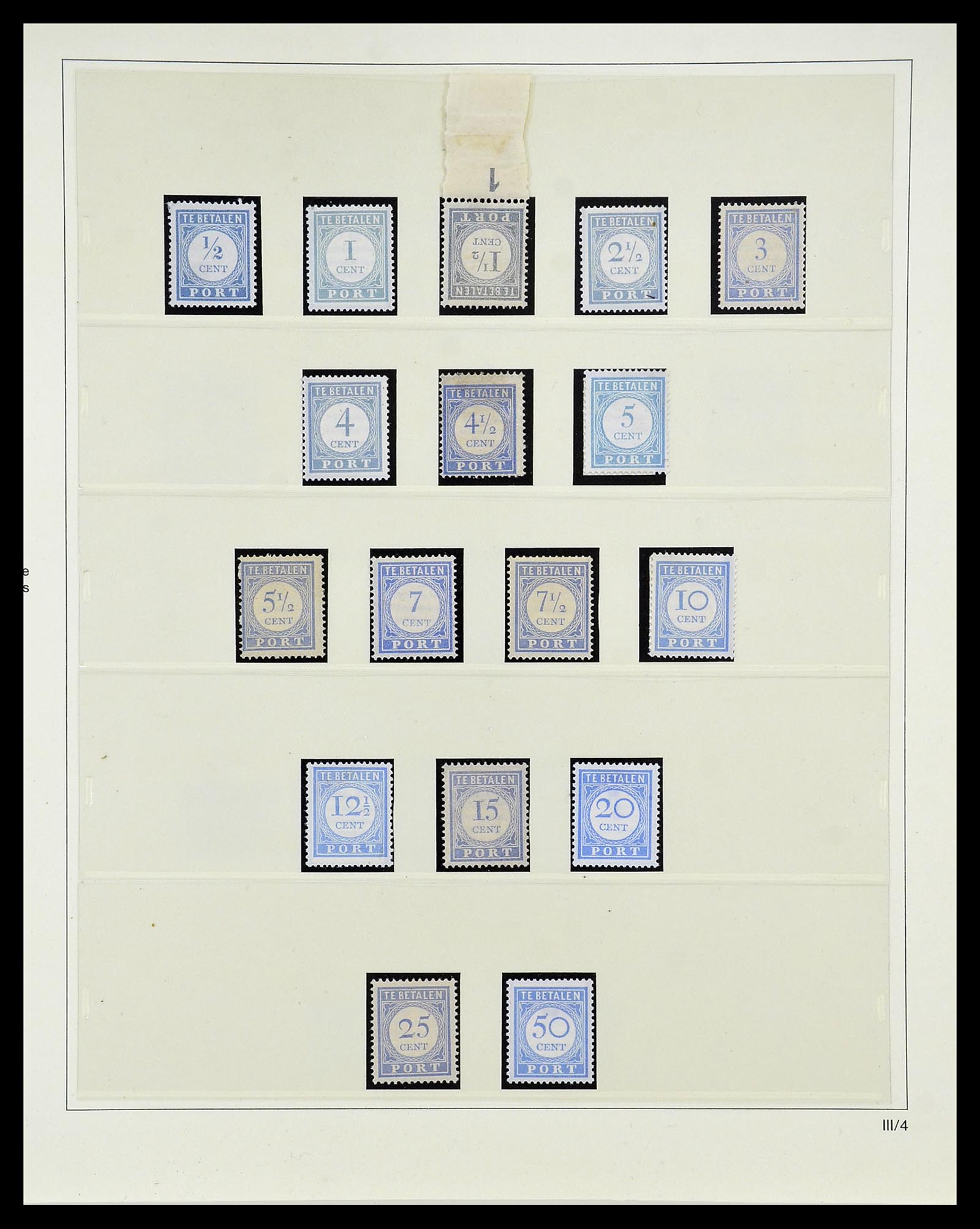 34761 057 - Postzegelverzameling 34761 Nederland 1869-1960.