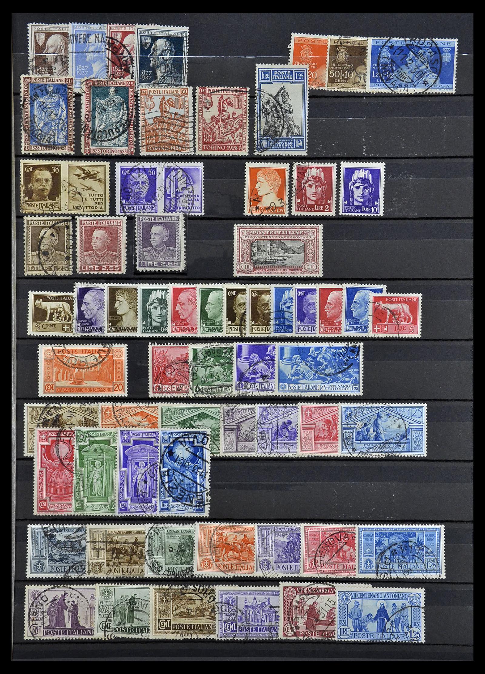 34762 005 - Stamp Collection 34762 Italy and territories 1850-1955.