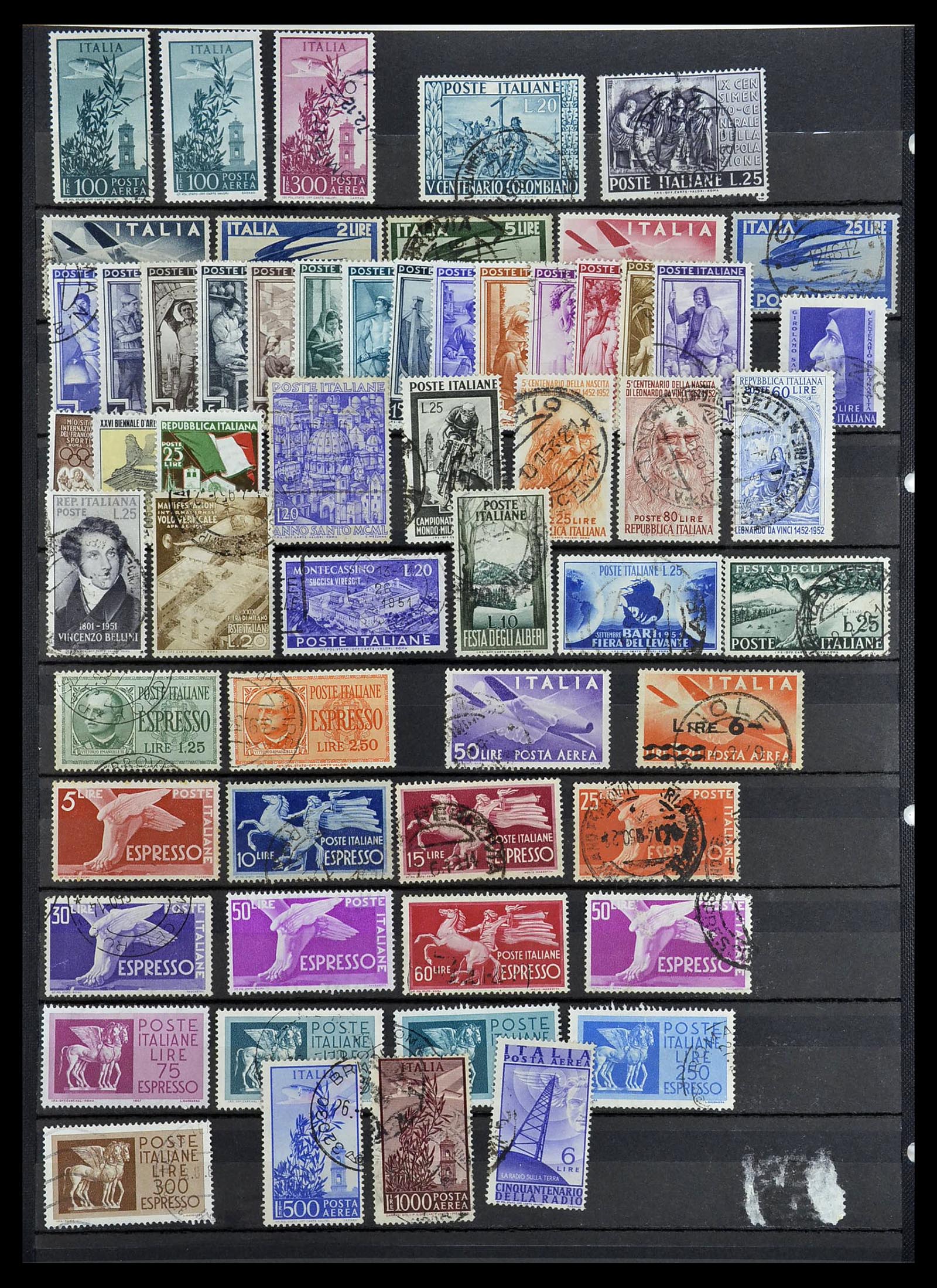 34762 010 - Stamp Collection 34762 Italy and territories 1850-1955.