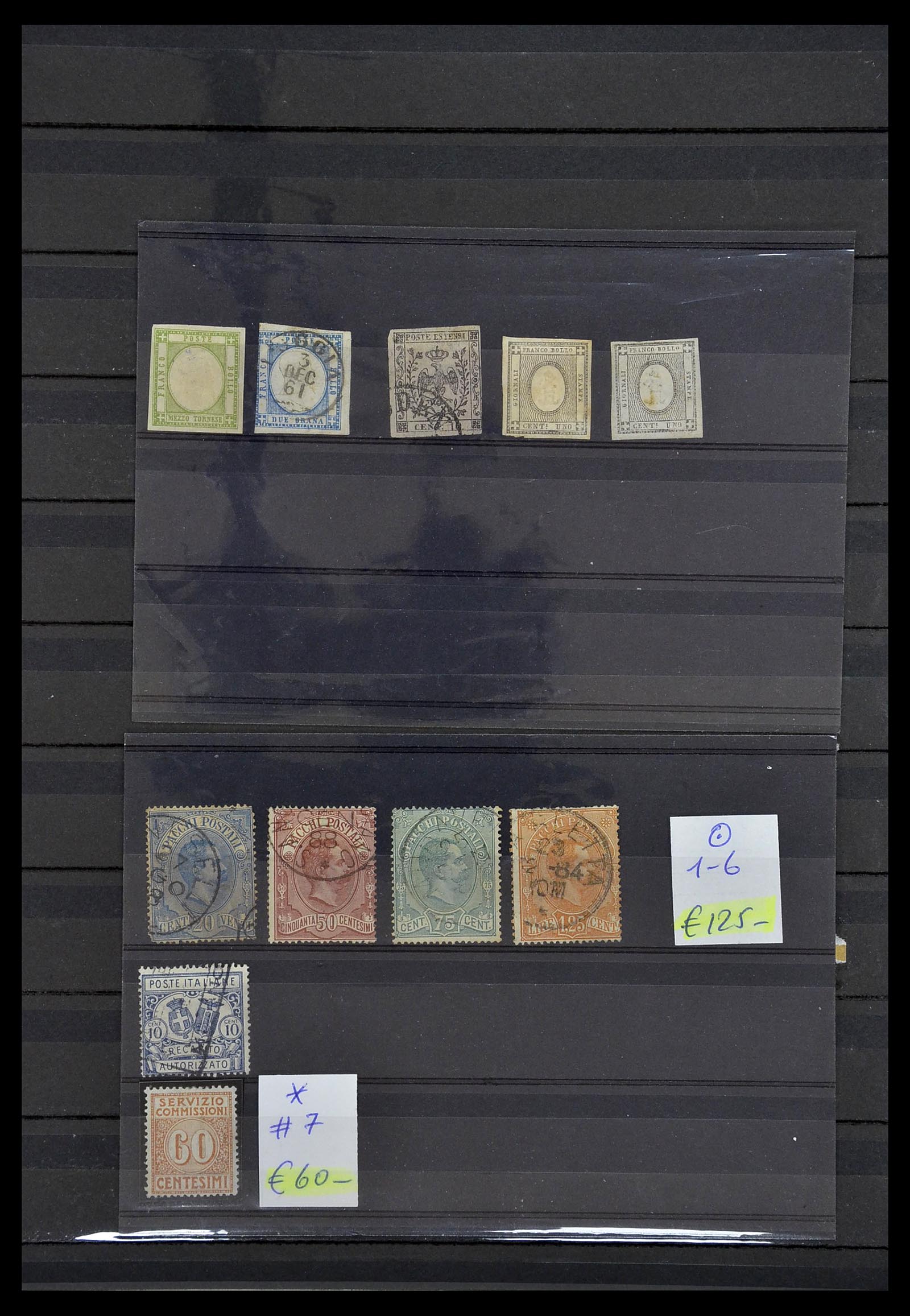 34762 014 - Postzegelverzameling 34762 Italië en gebieden 1850-1955.