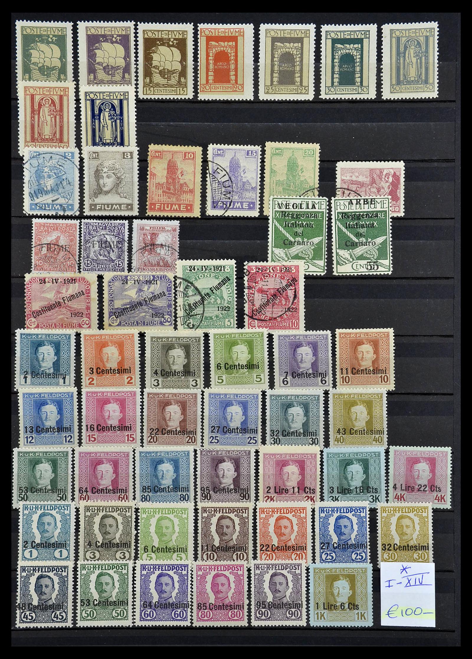 34762 015 - Postzegelverzameling 34762 Italië en gebieden 1850-1955.