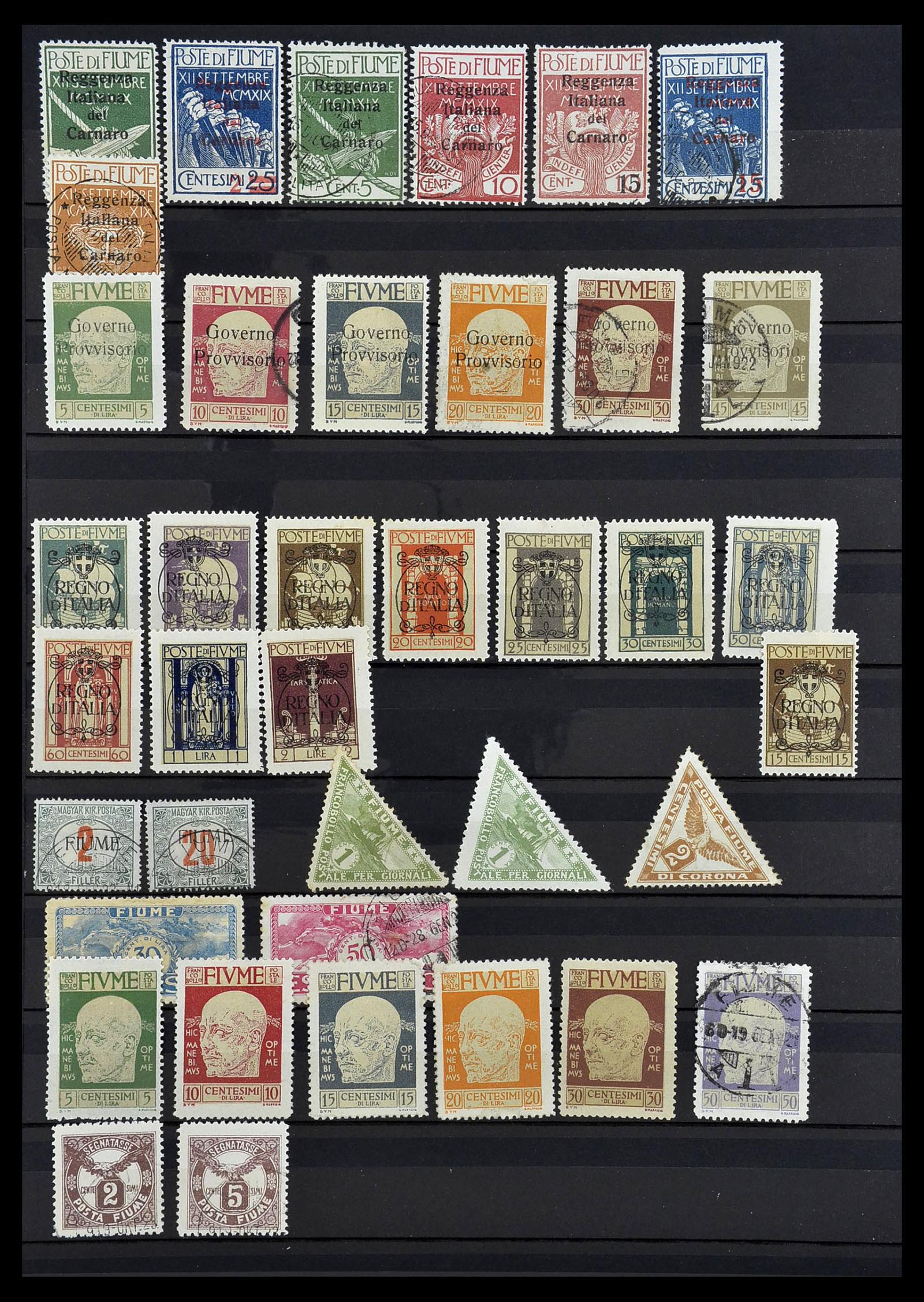 34762 018 - Postzegelverzameling 34762 Italië en gebieden 1850-1955.