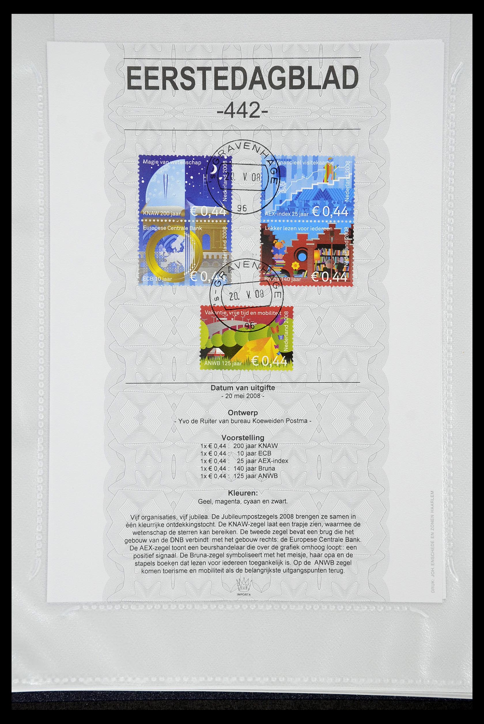 34763 436 - Postzegelverzameling 34763 Nederland eerstedagbladen 1981-2009!