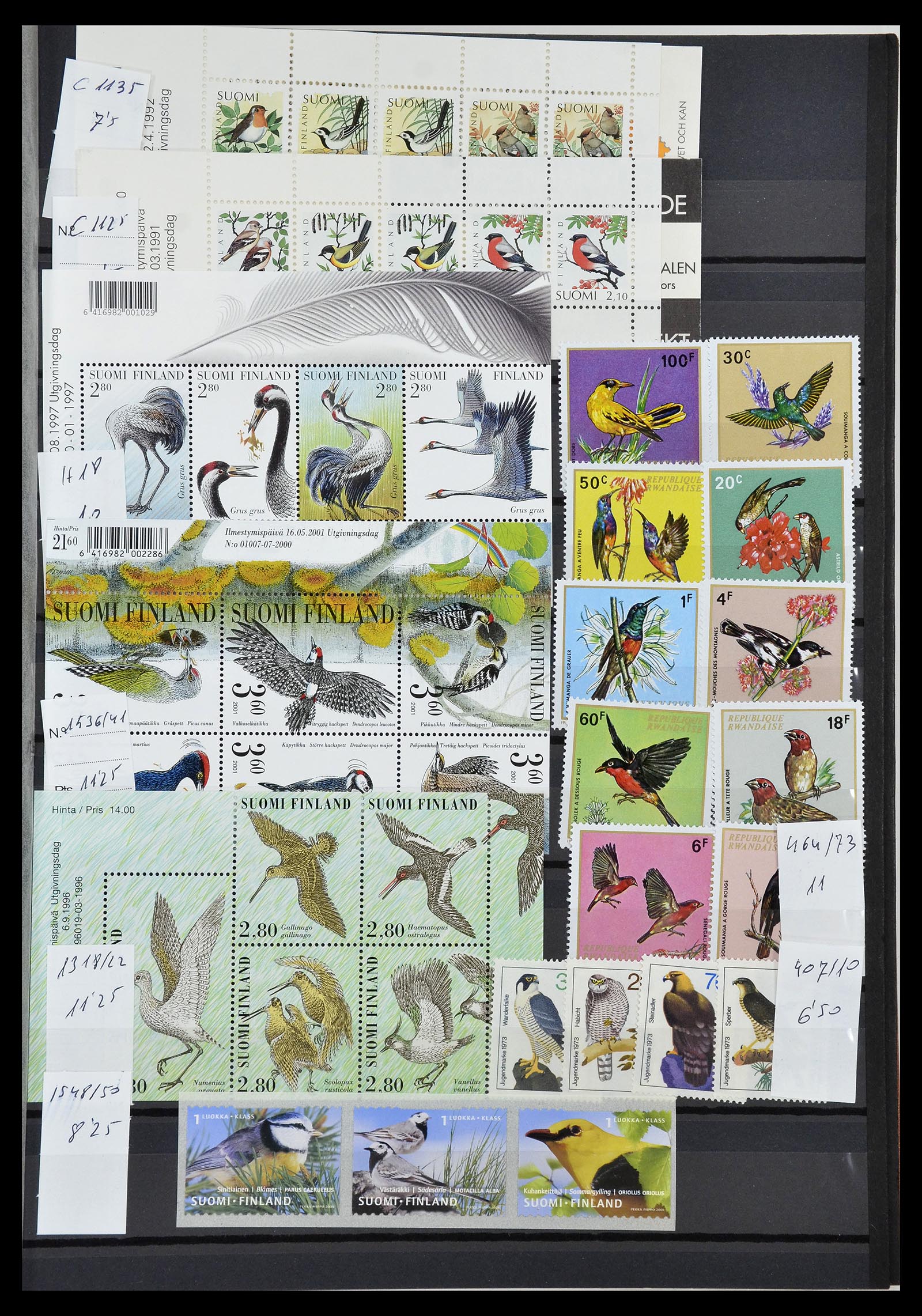 34764 023 - Stamp Collection 34764 Birds 1950-2017!