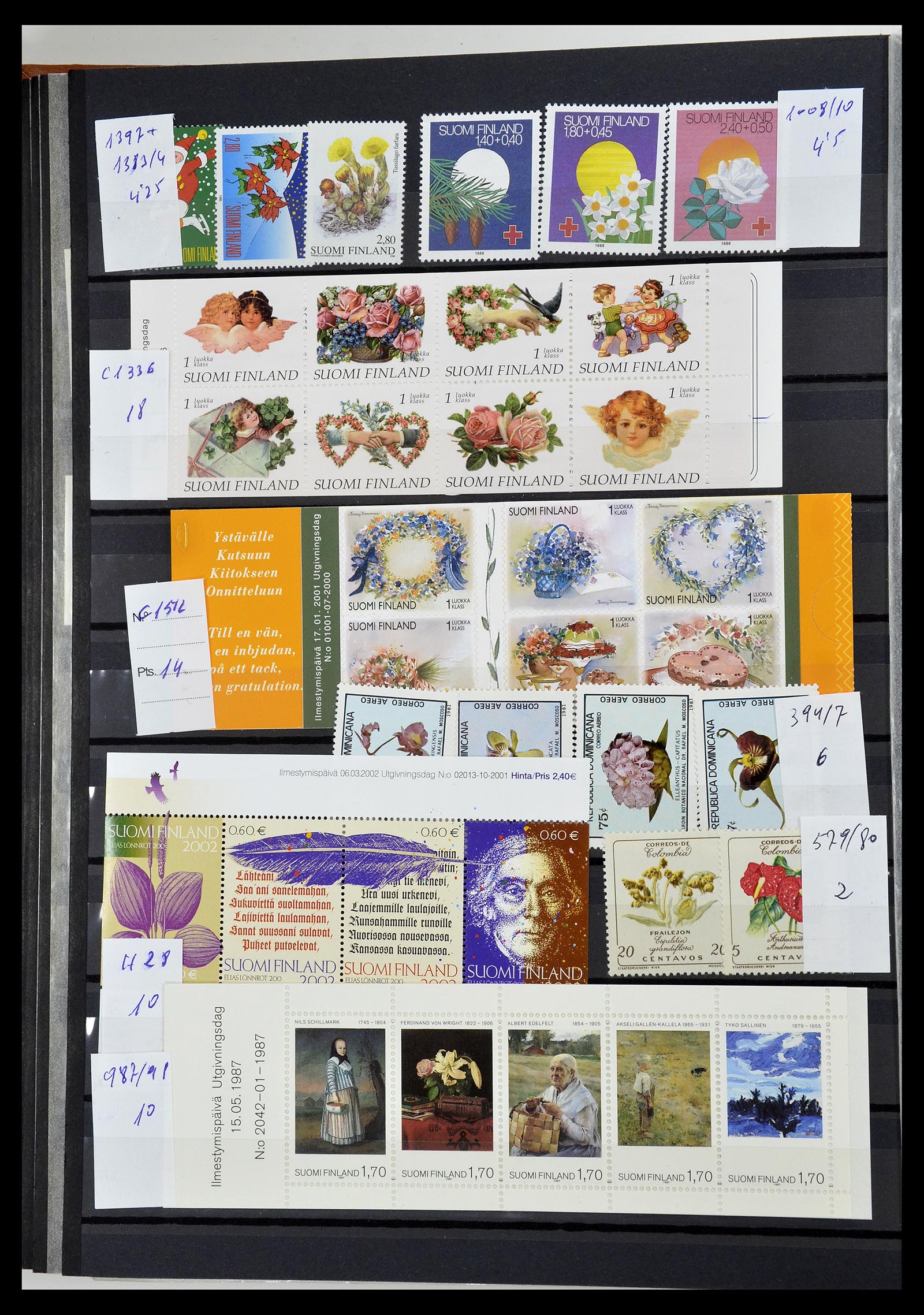 34764 026 - Postzegelverzameling 34764 Vogels 1950-2017!