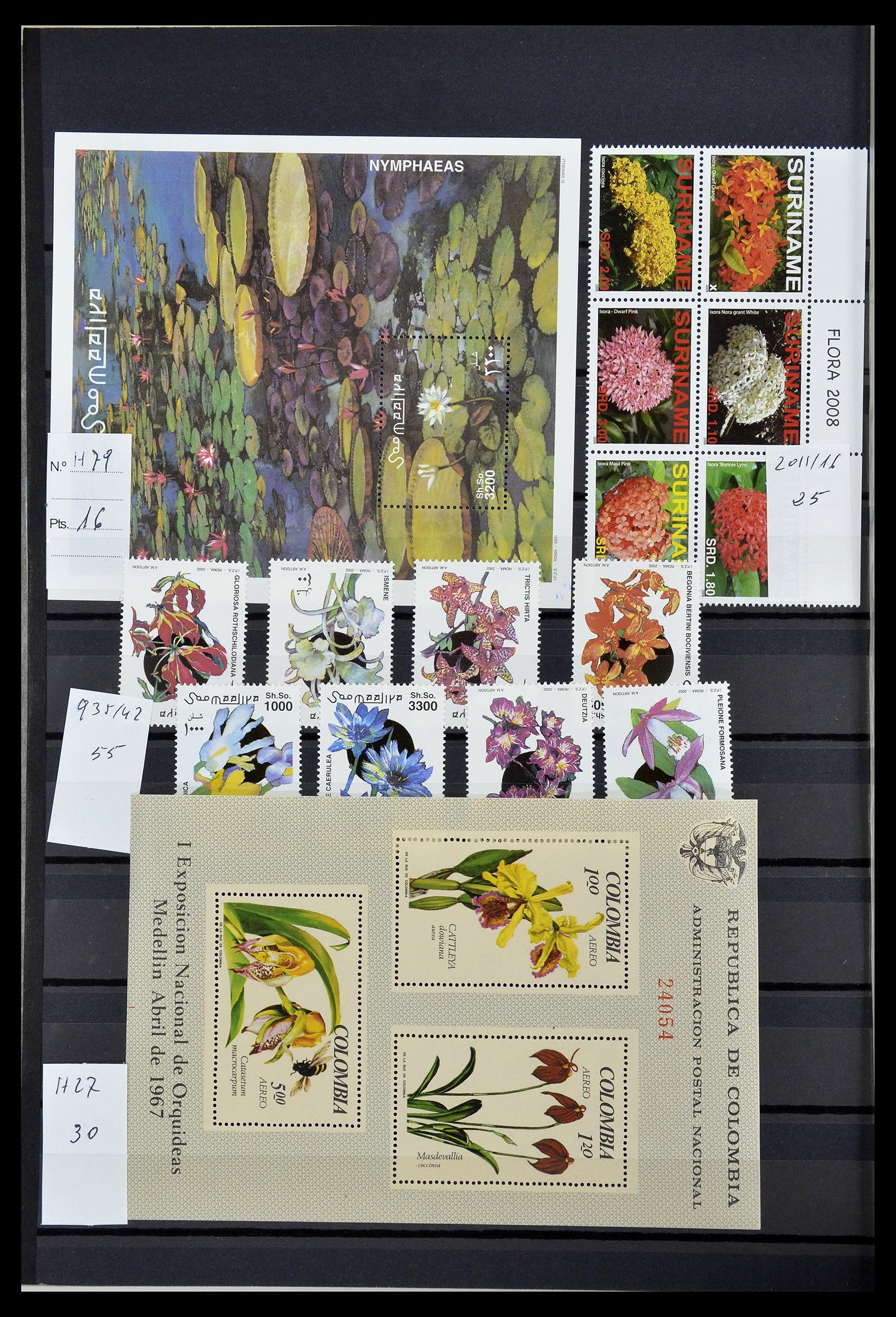 34764 033 - Postzegelverzameling 34764 Vogels 1950-2017!