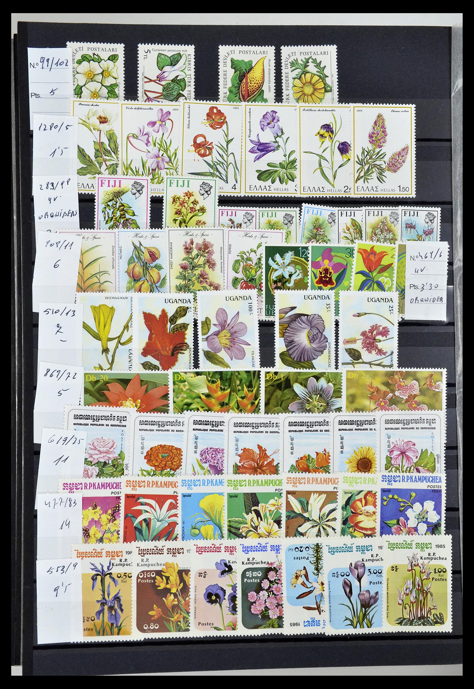 34764 038 - Postzegelverzameling 34764 Vogels 1950-2017!