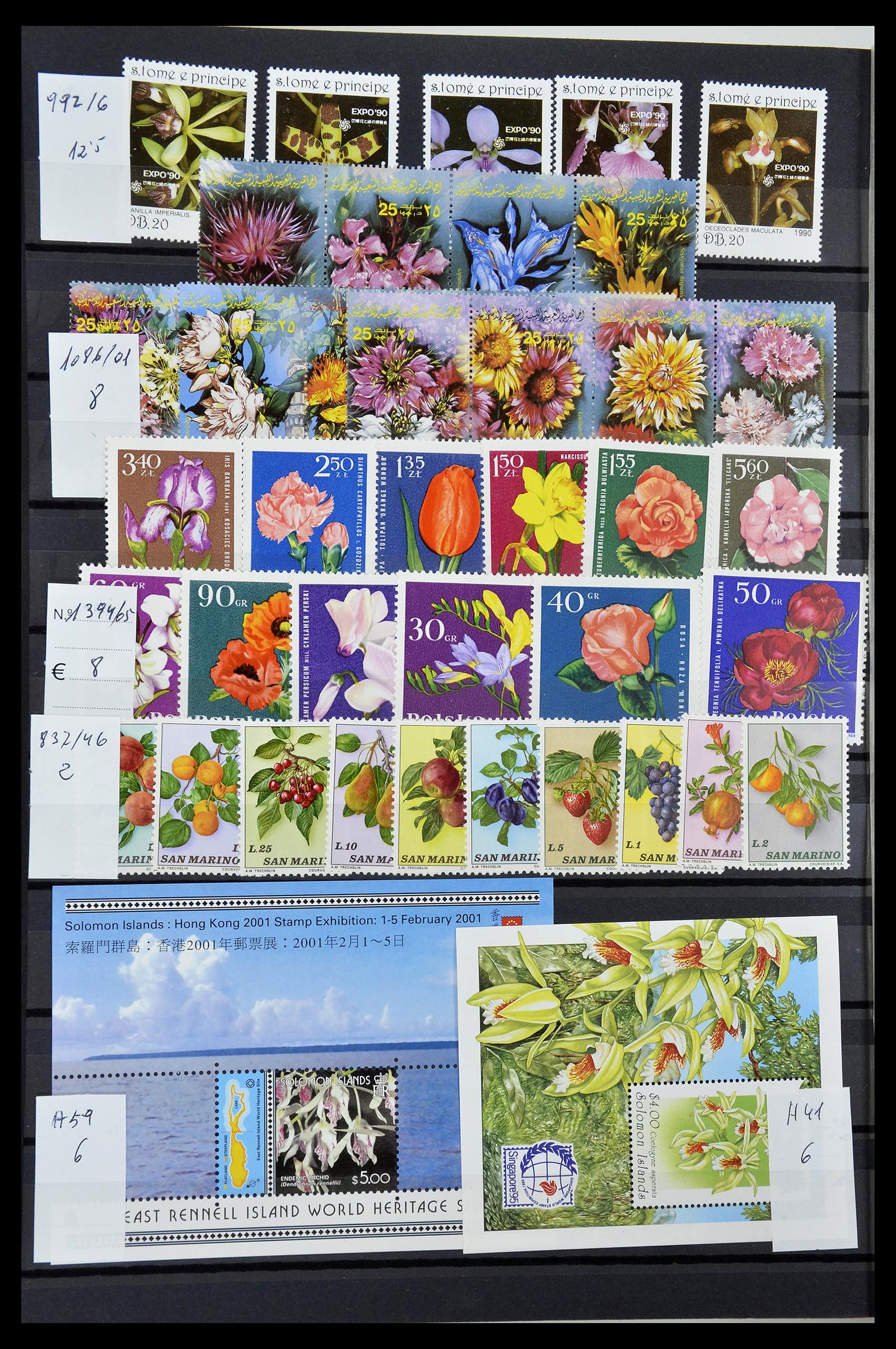 34764 047 - Postzegelverzameling 34764 Vogels 1950-2017!