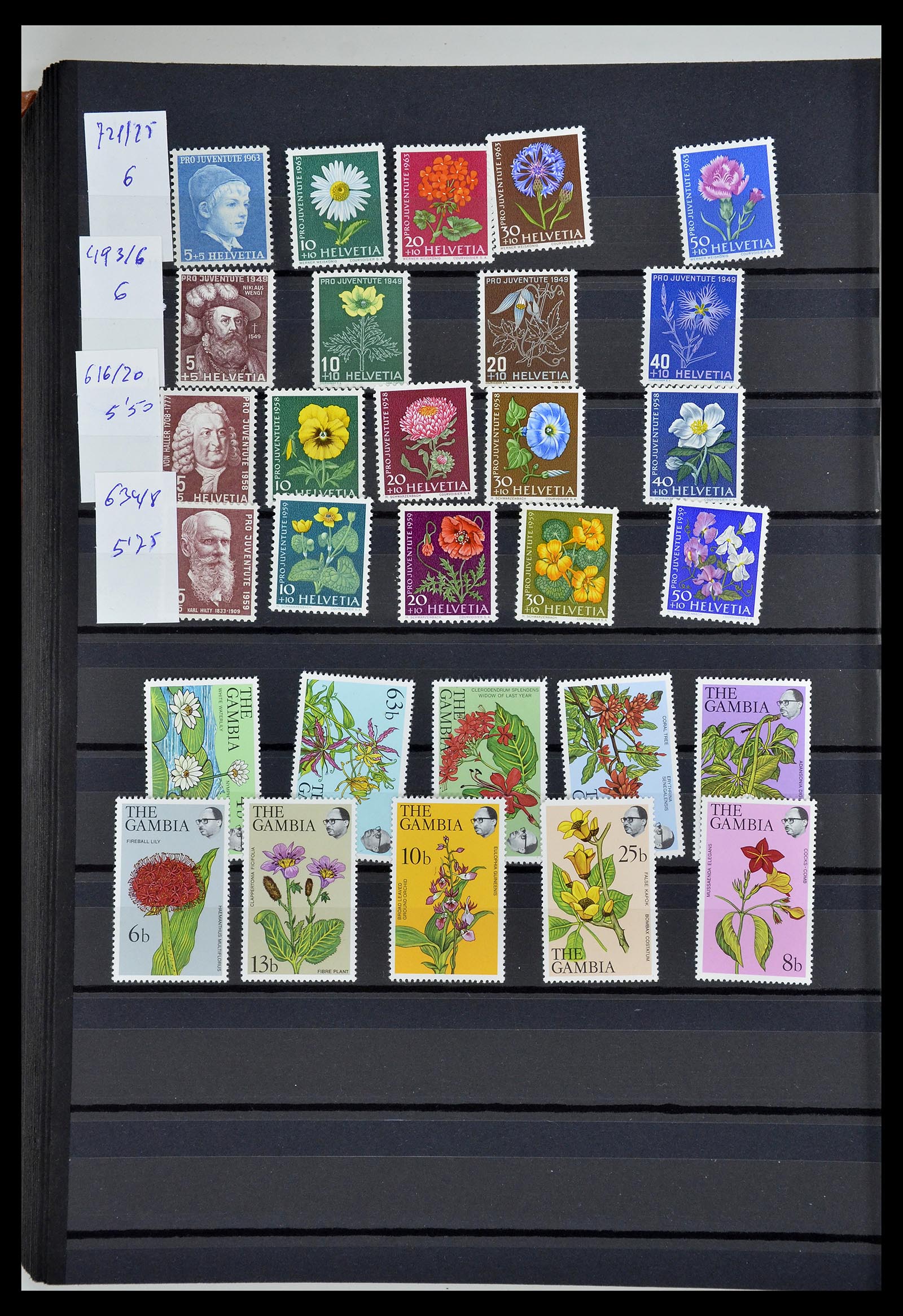 34764 064 - Postzegelverzameling 34764 Vogels 1950-2017!