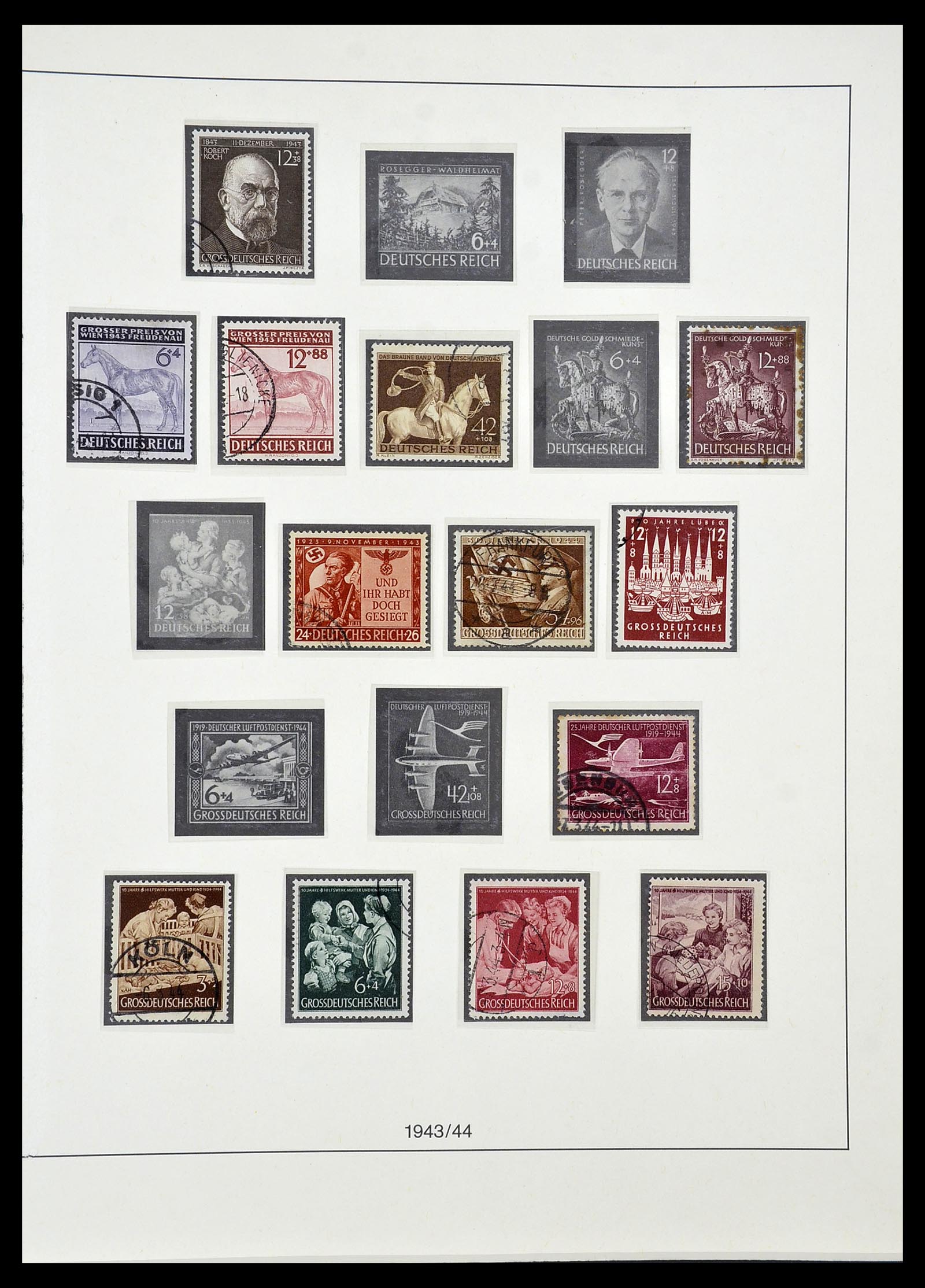 34767 073 - Stamp Collection 34767 German Reich 1872-1945.