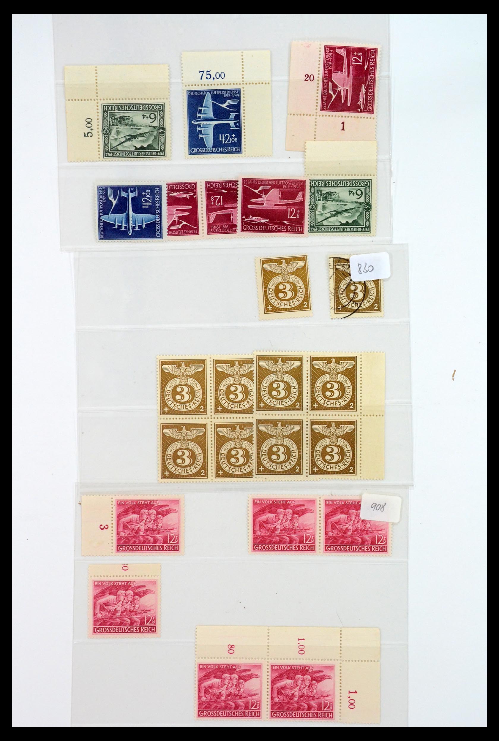 34770 013 - Stamp Collection 34770 German Reich MNH.