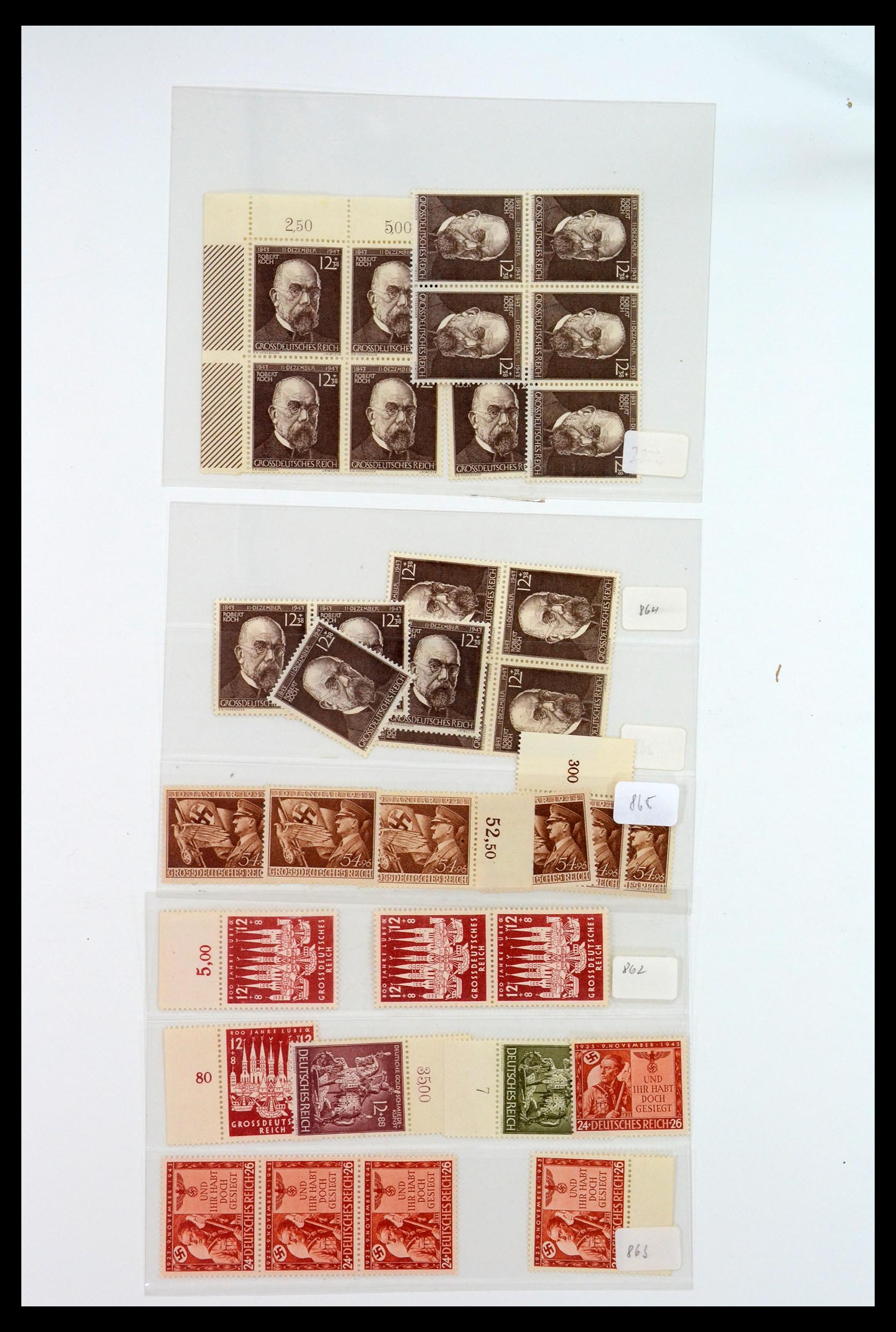34770 014 - Stamp Collection 34770 German Reich MNH.
