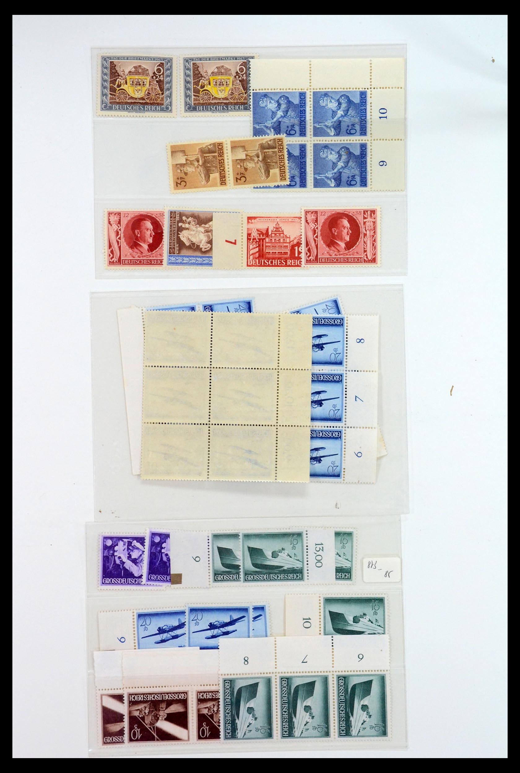 34770 015 - Stamp Collection 34770 German Reich MNH.