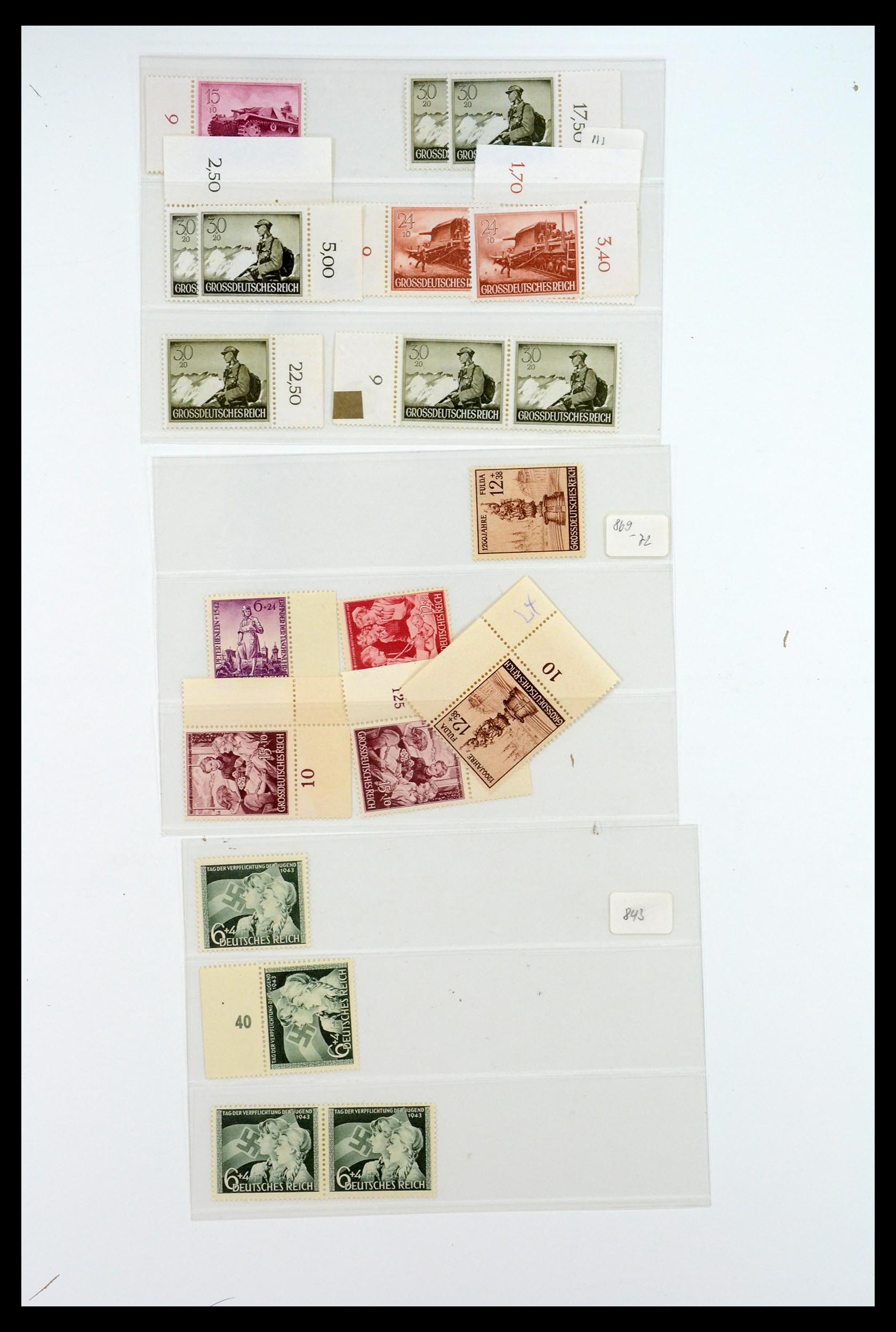 34770 016 - Stamp Collection 34770 German Reich MNH.
