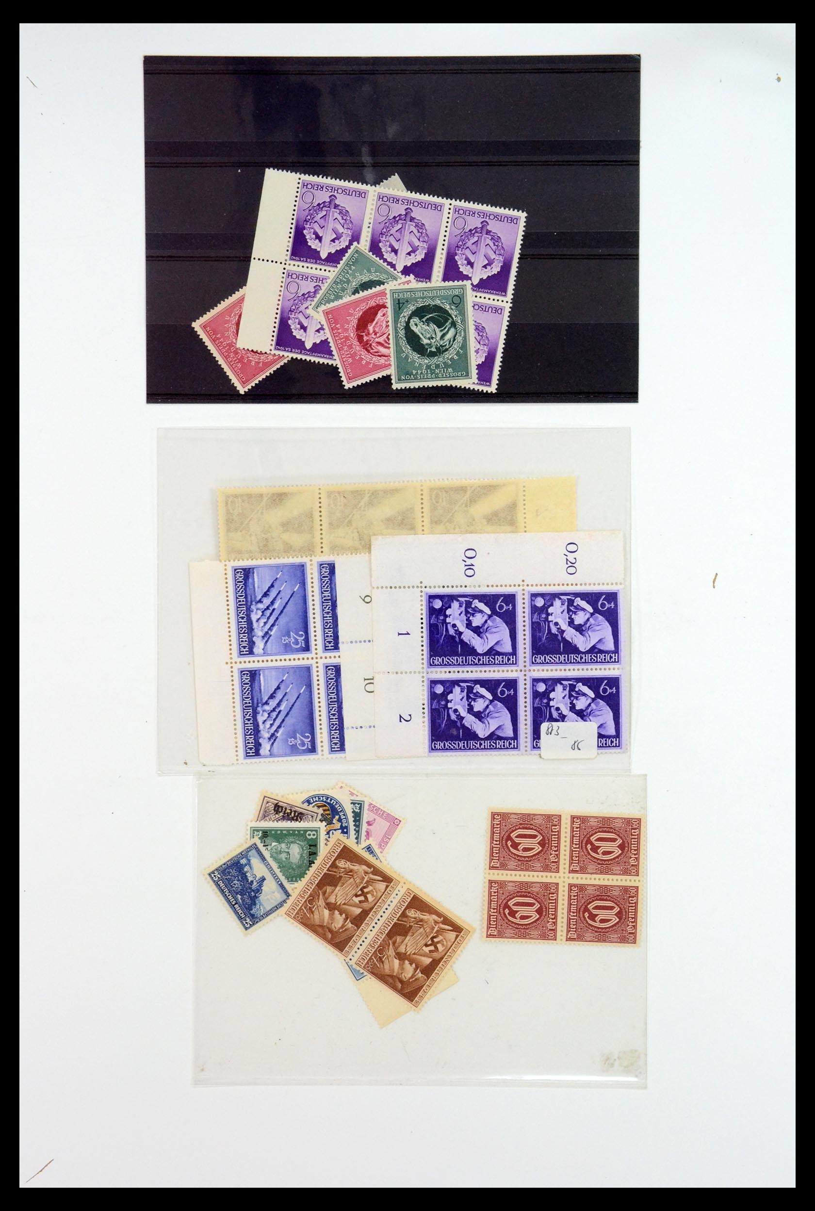 34770 017 - Stamp Collection 34770 German Reich MNH.
