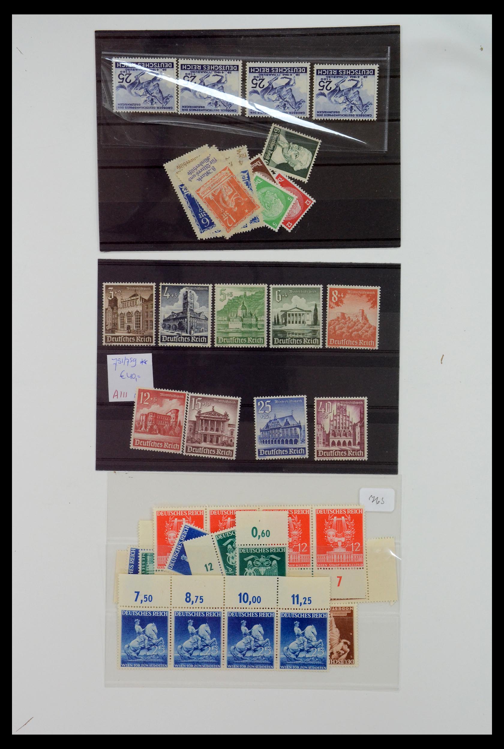34770 019 - Stamp Collection 34770 German Reich MNH.