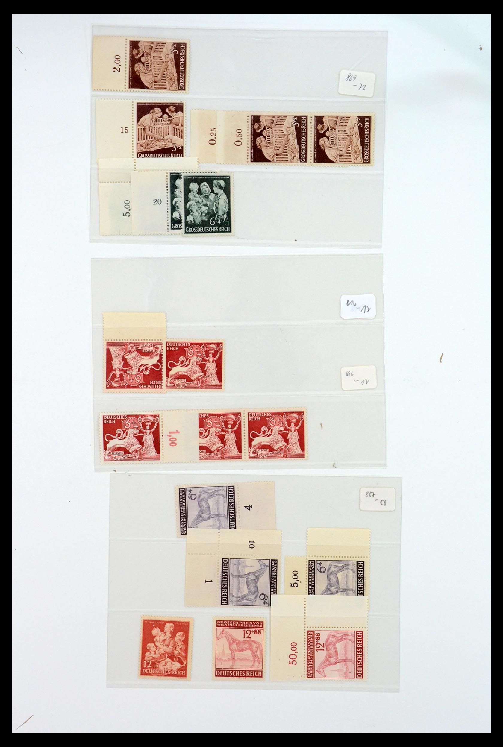 34770 020 - Stamp Collection 34770 German Reich MNH.