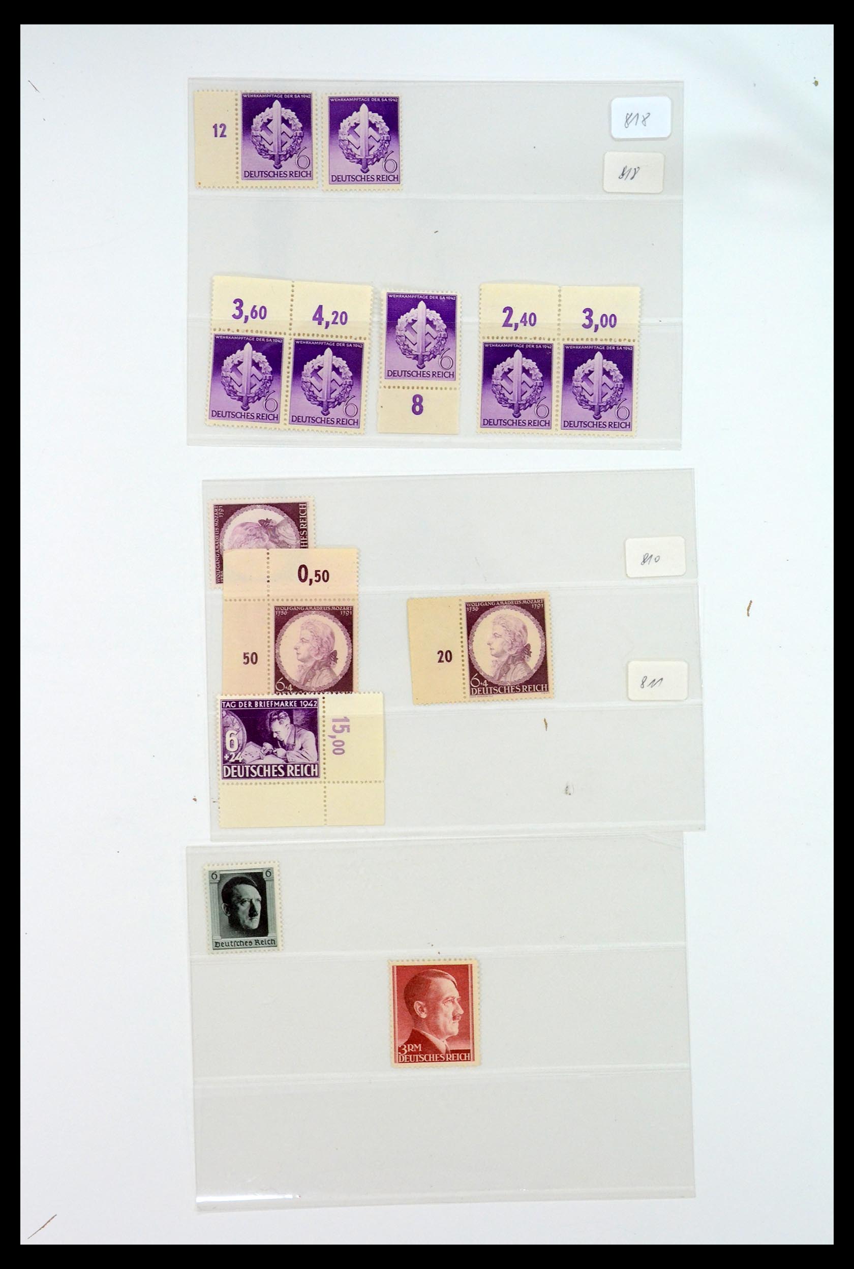 34770 021 - Stamp Collection 34770 German Reich MNH.