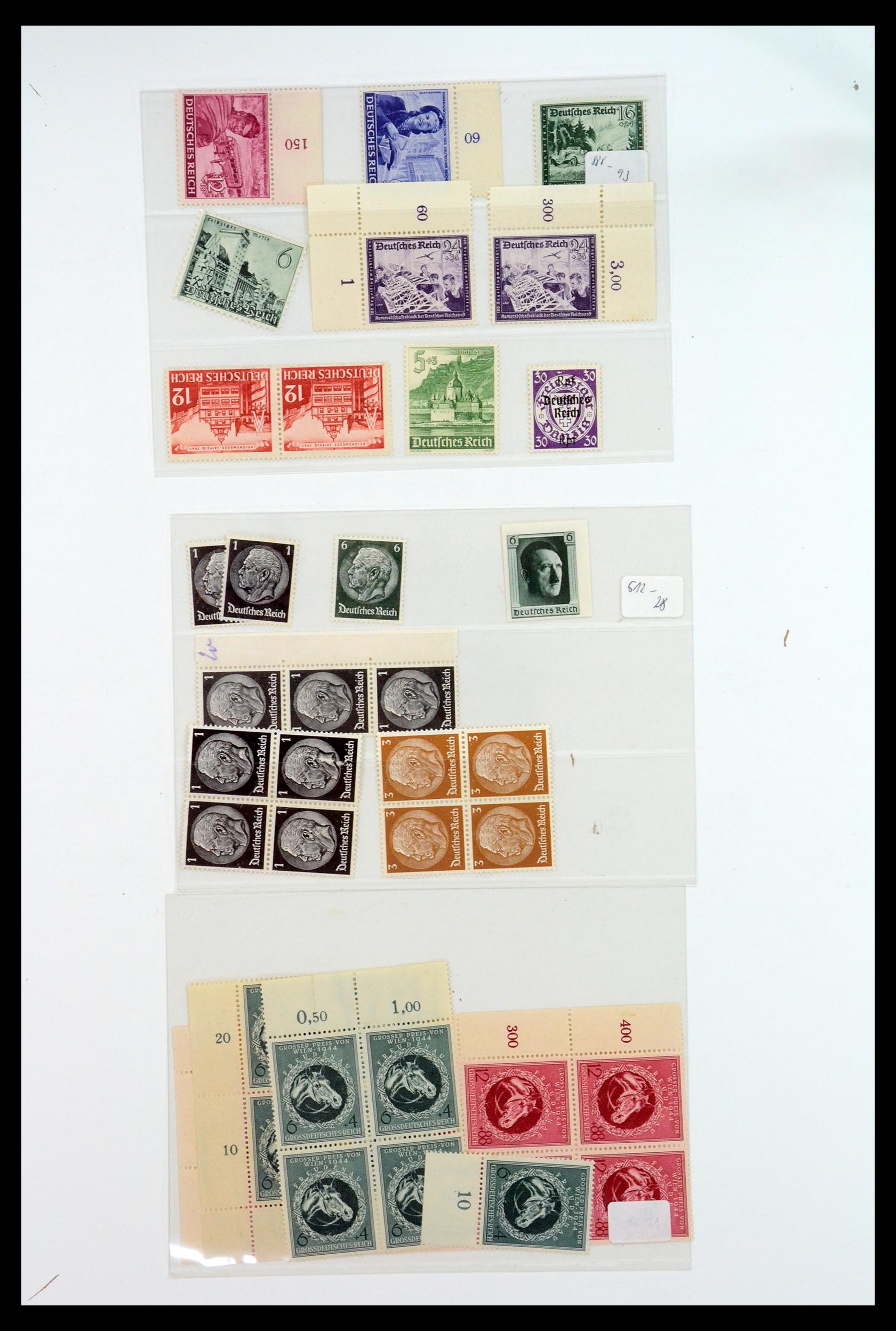 34770 022 - Stamp Collection 34770 German Reich MNH.