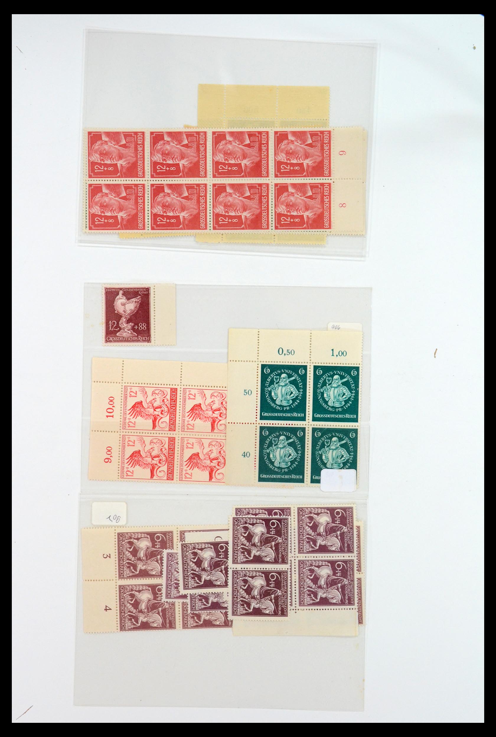 34770 024 - Stamp Collection 34770 German Reich MNH.