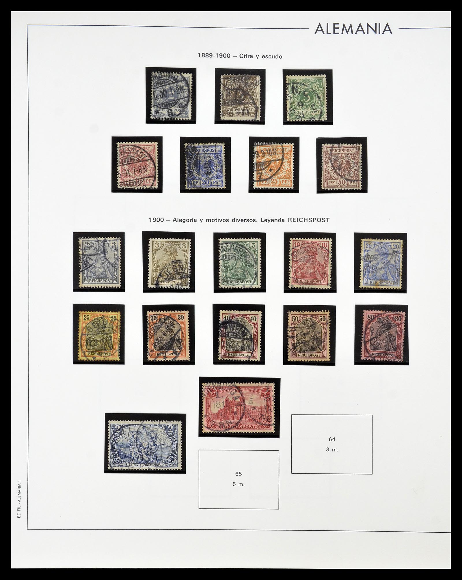 34771 004 - Stamp Collection 34771 Germany 1872-1949.