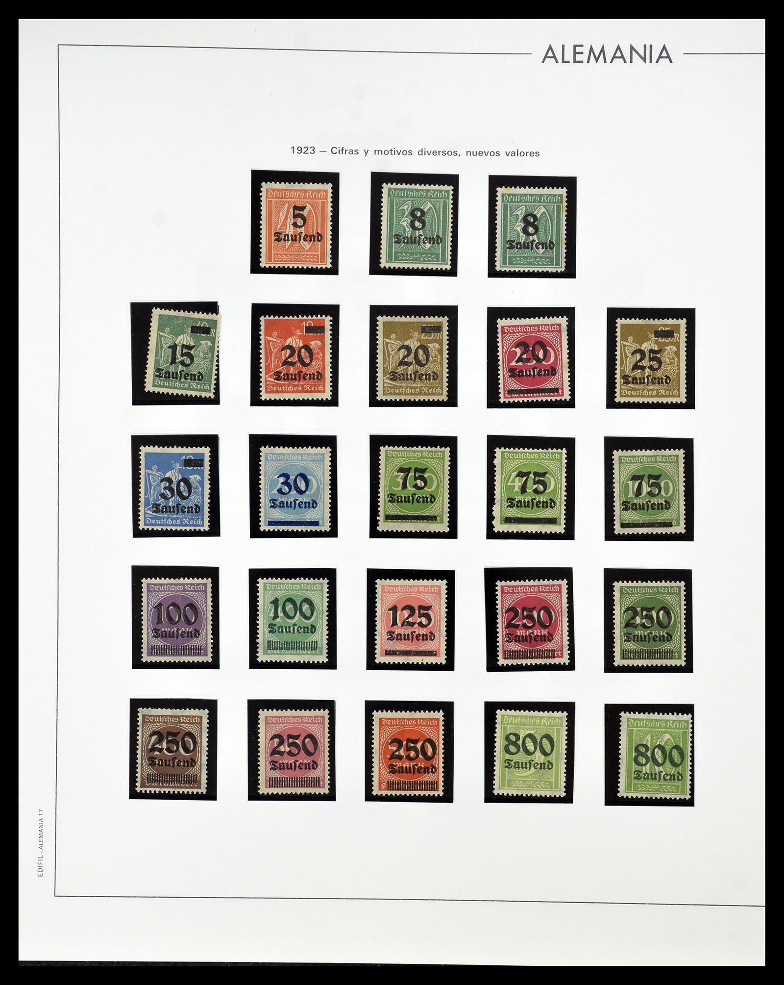 34771 015 - Stamp Collection 34771 Germany 1872-1949.