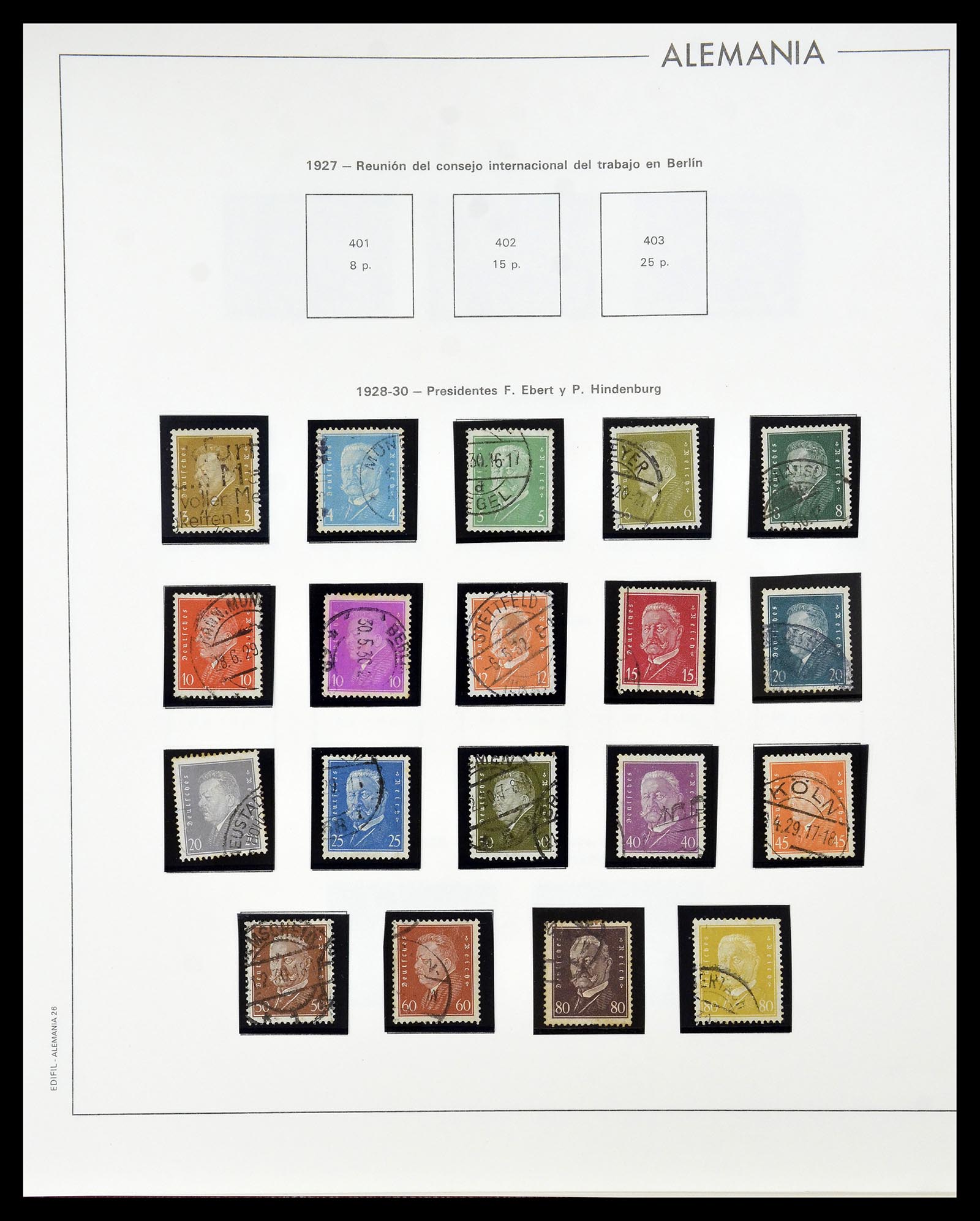 34771 024 - Stamp Collection 34771 Germany 1872-1949.