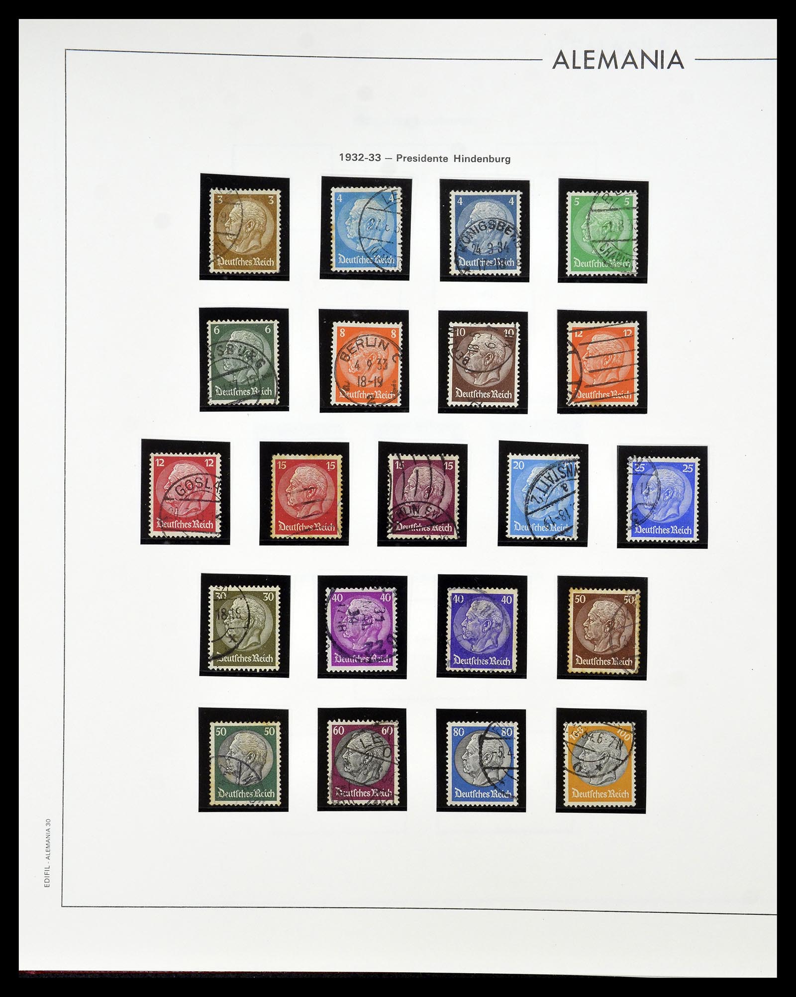 34771 028 - Stamp Collection 34771 Germany 1872-1949.