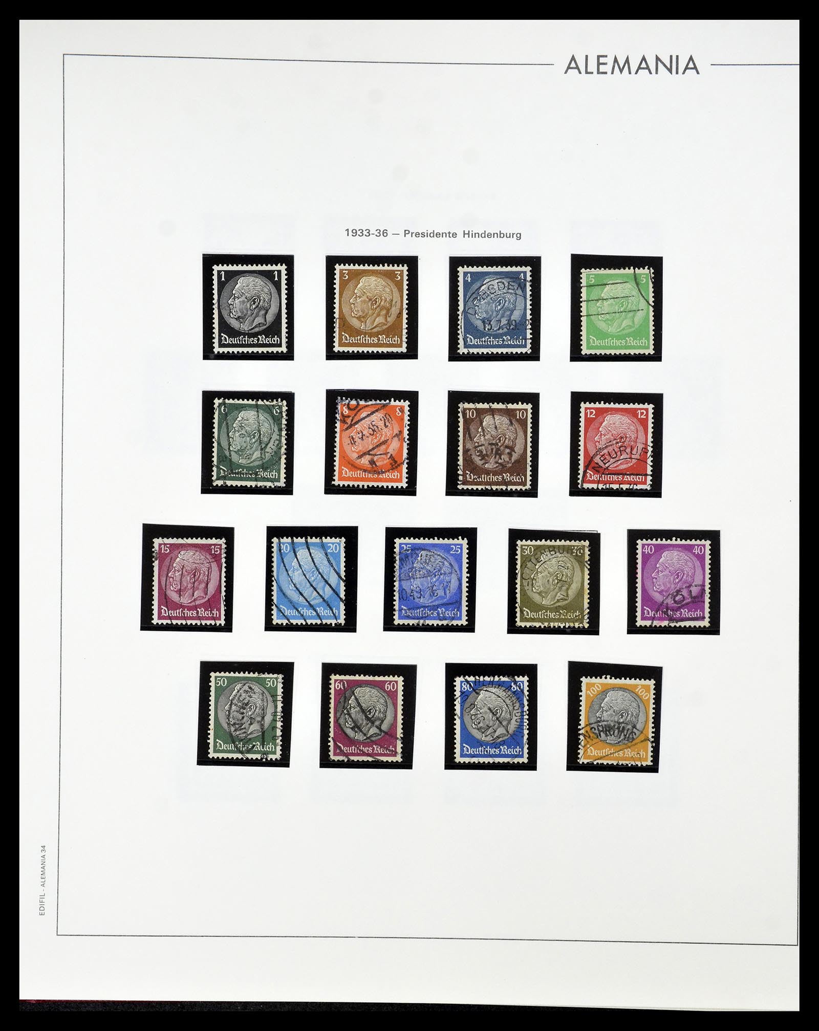 34771 030 - Stamp Collection 34771 Germany 1872-1949.