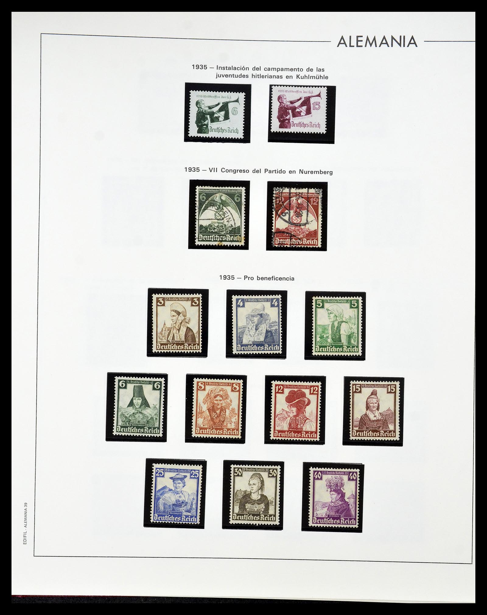 34771 035 - Stamp Collection 34771 Germany 1872-1949.