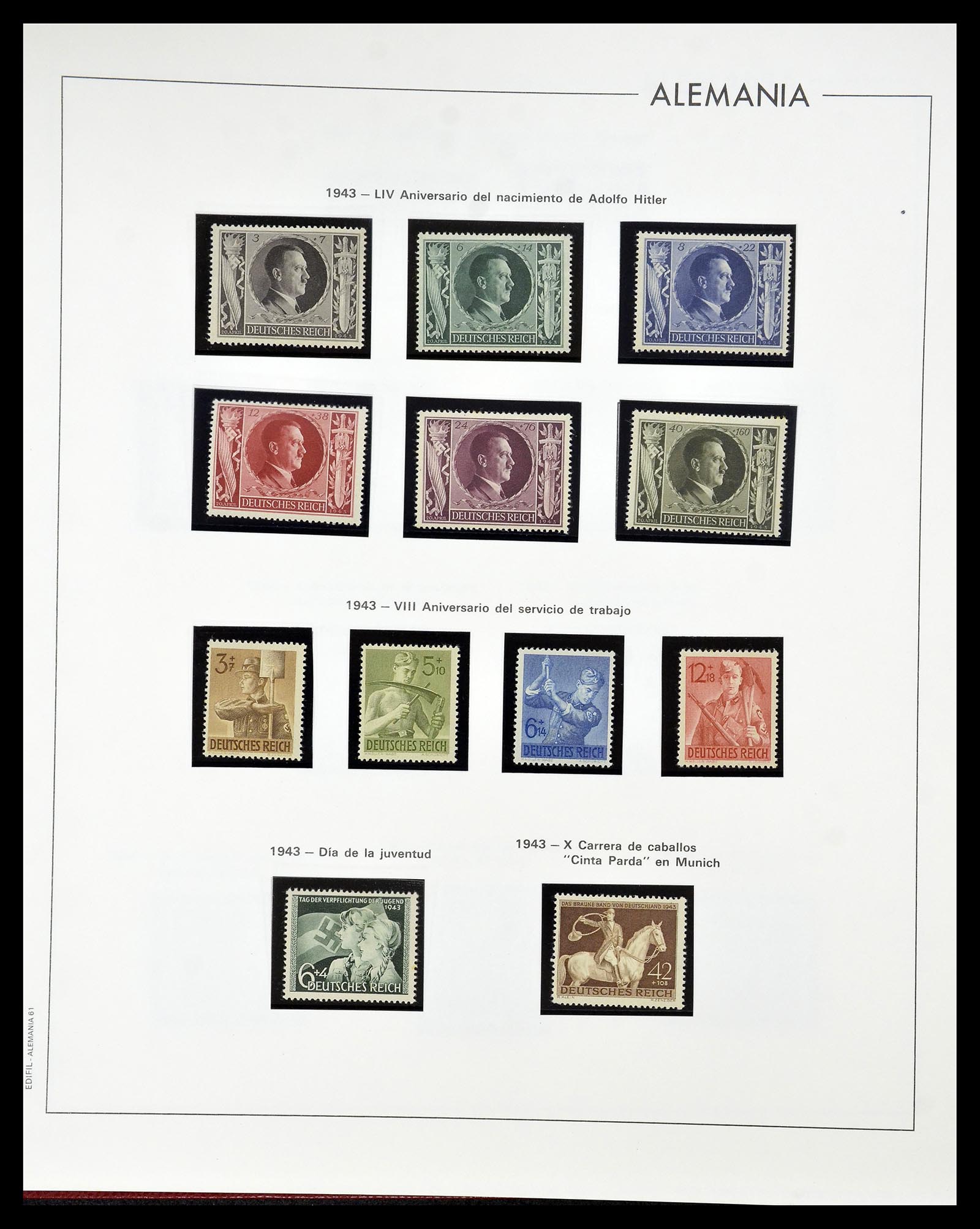 34771 057 - Stamp Collection 34771 Germany 1872-1949.