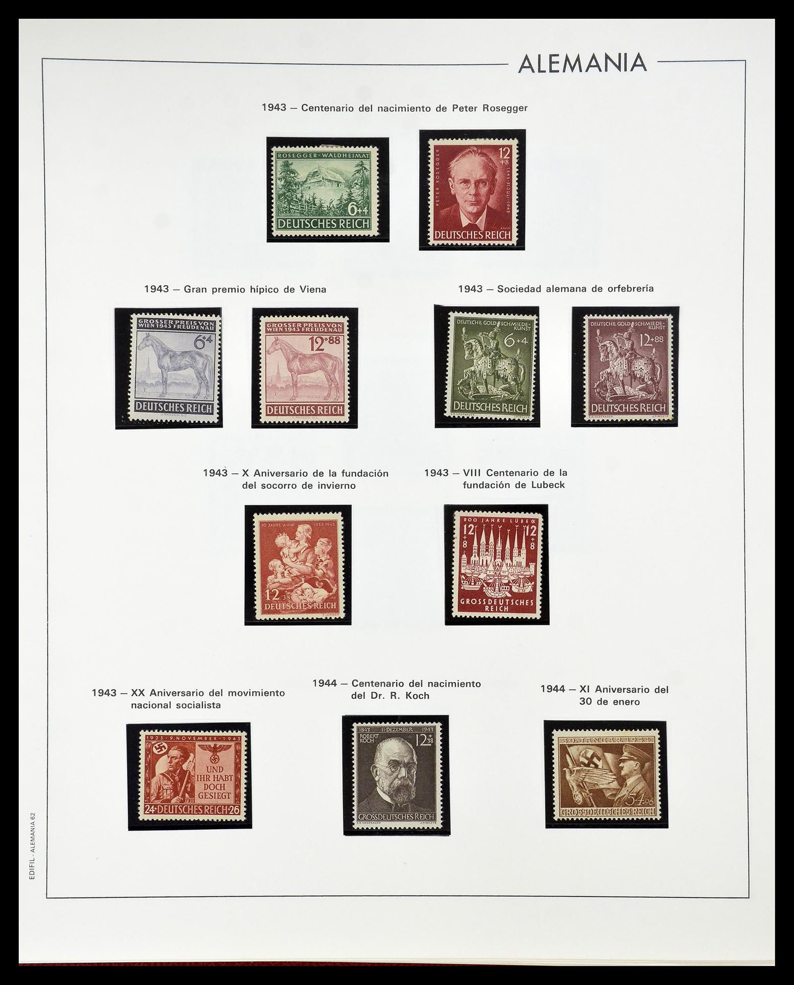 34771 058 - Stamp Collection 34771 Germany 1872-1949.