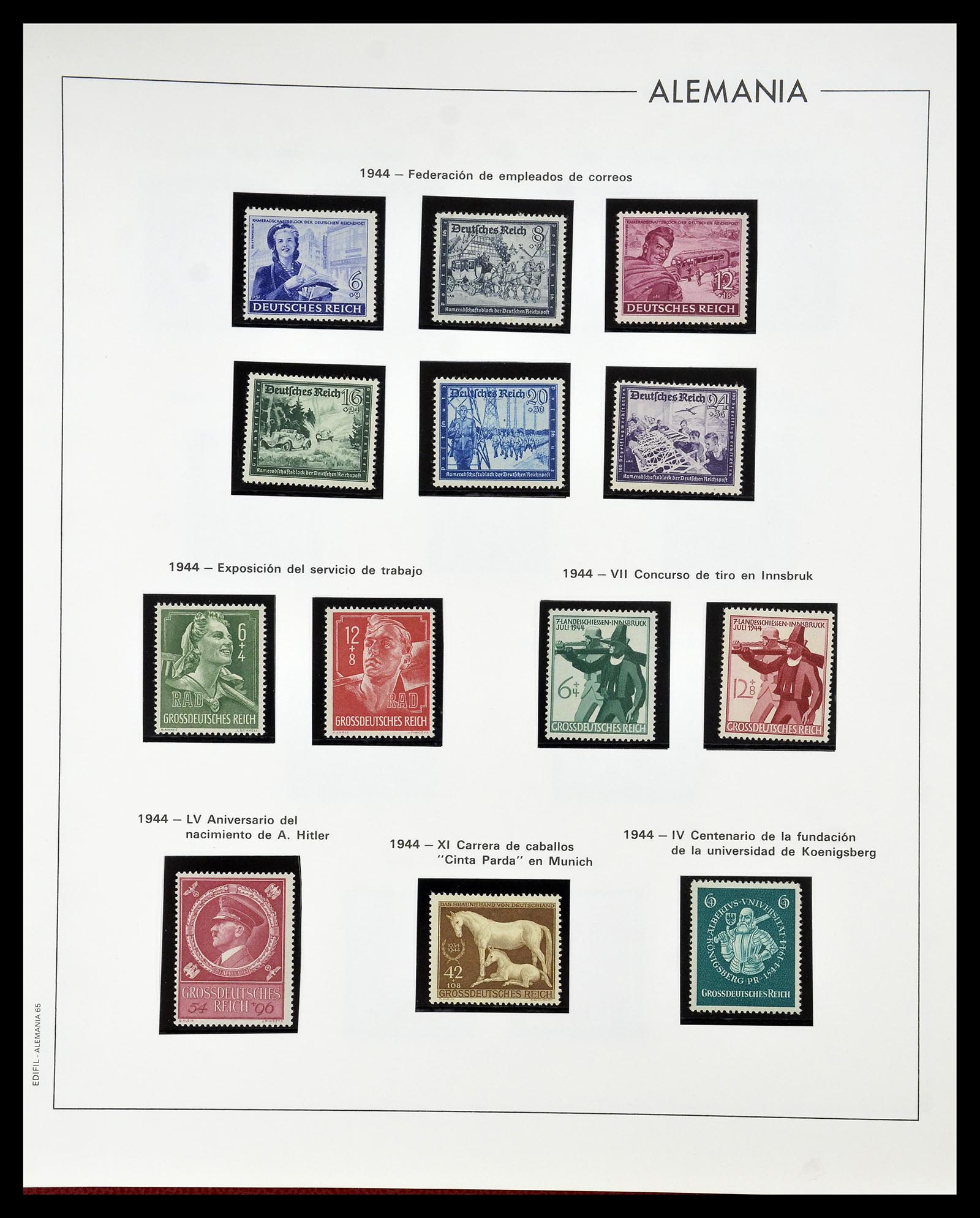 34771 062 - Stamp Collection 34771 Germany 1872-1949.
