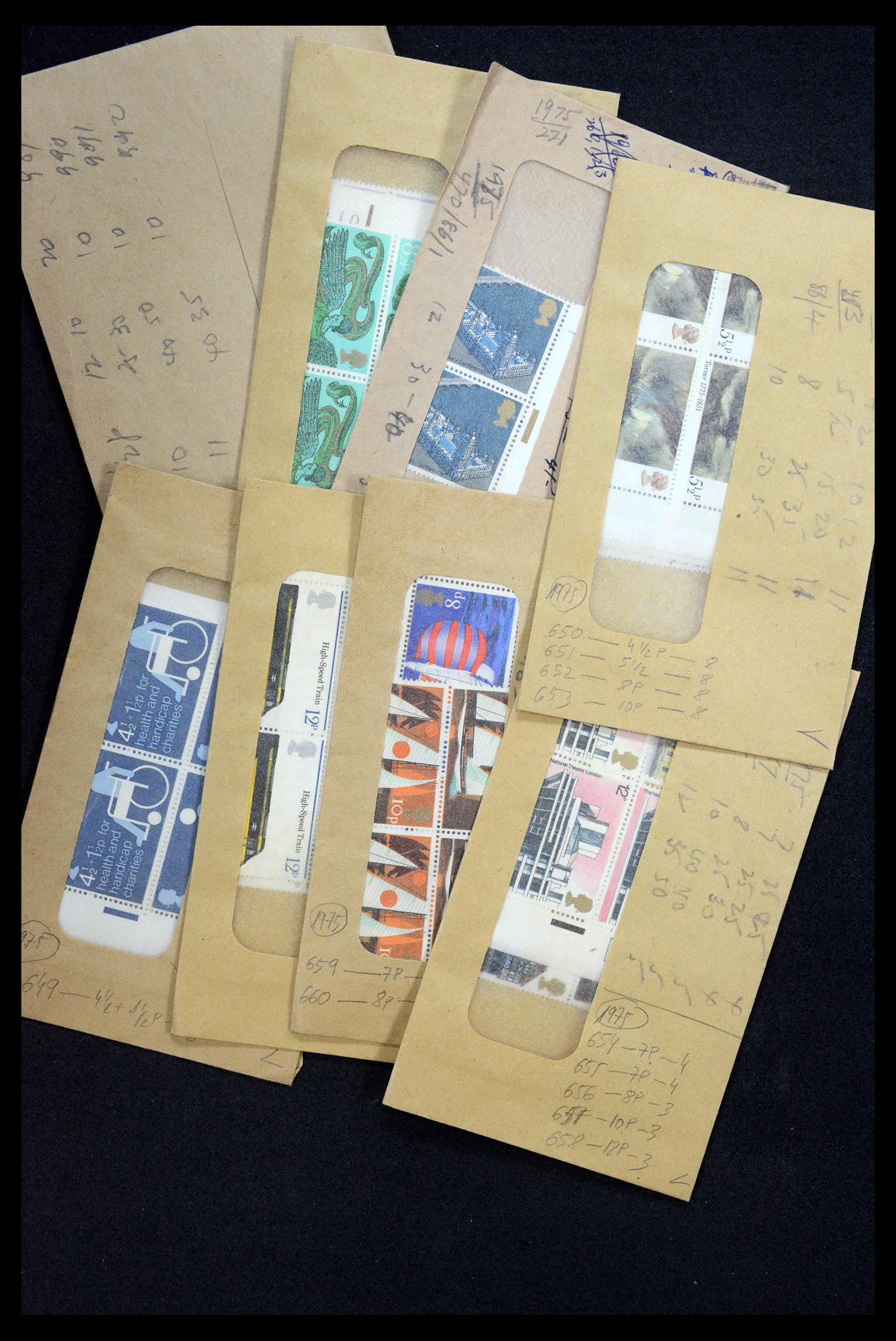 34772 005 - Postzegelverzameling 34772 Engeland 1971-1988.