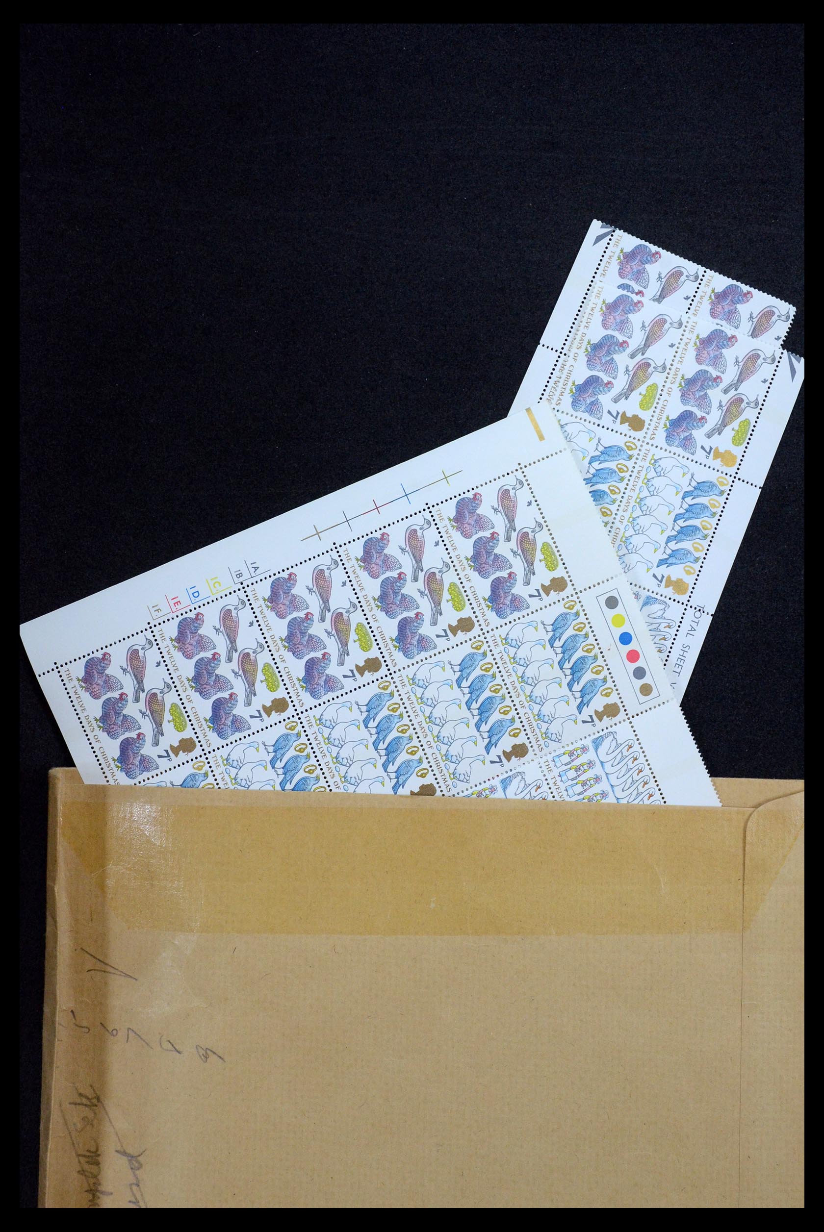 34772 008 - Postzegelverzameling 34772 Engeland 1971-1988.
