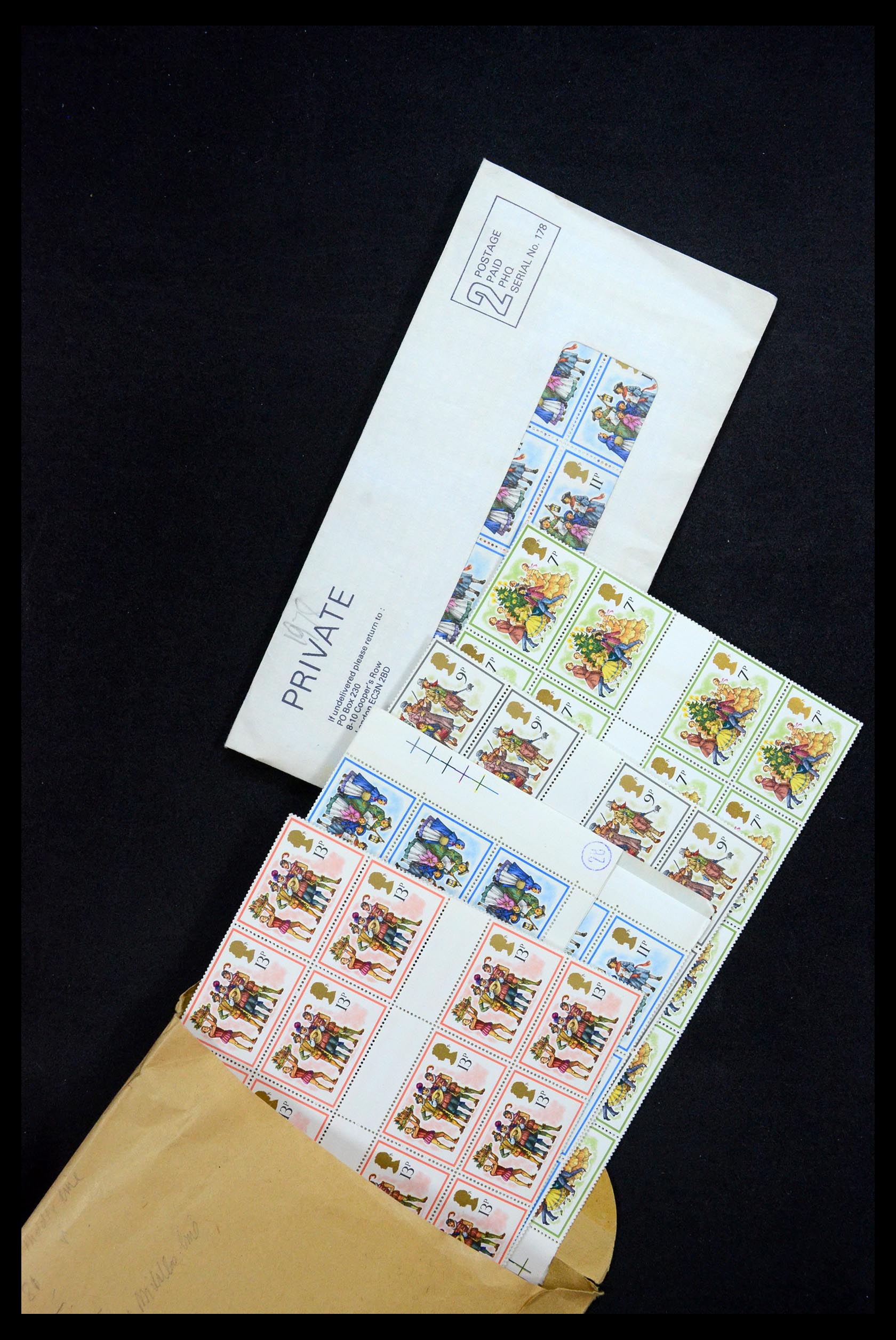 34772 012 - Postzegelverzameling 34772 Engeland 1971-1988.