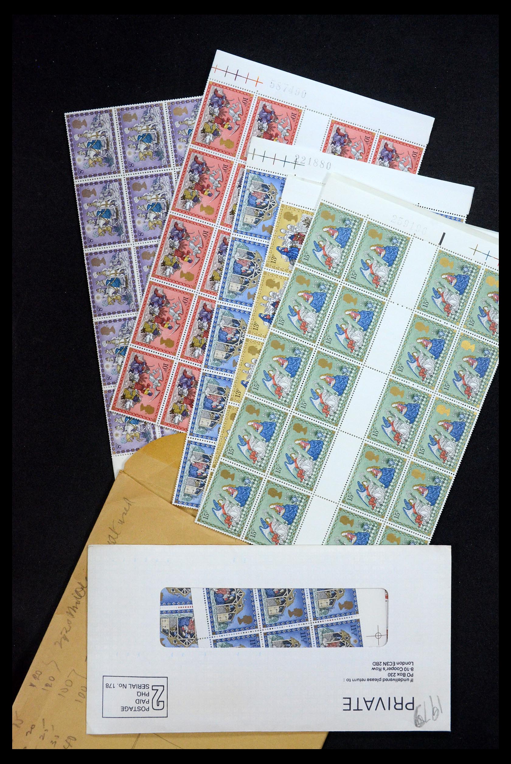 34772 015 - Postzegelverzameling 34772 Engeland 1971-1988.