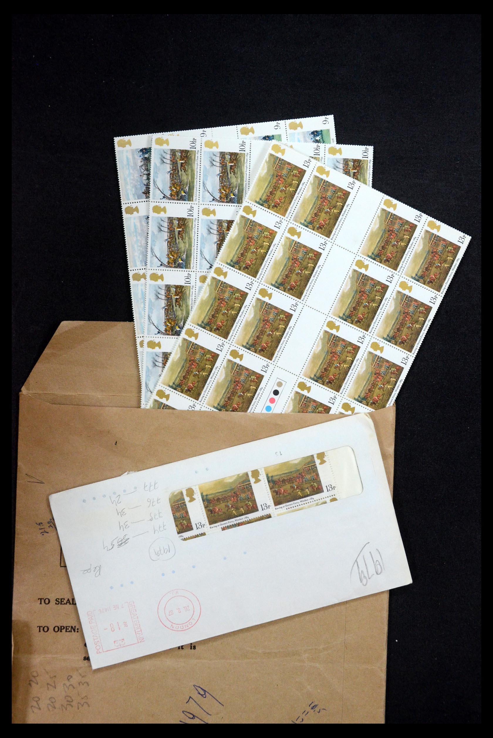 34772 017 - Postzegelverzameling 34772 Engeland 1971-1988.