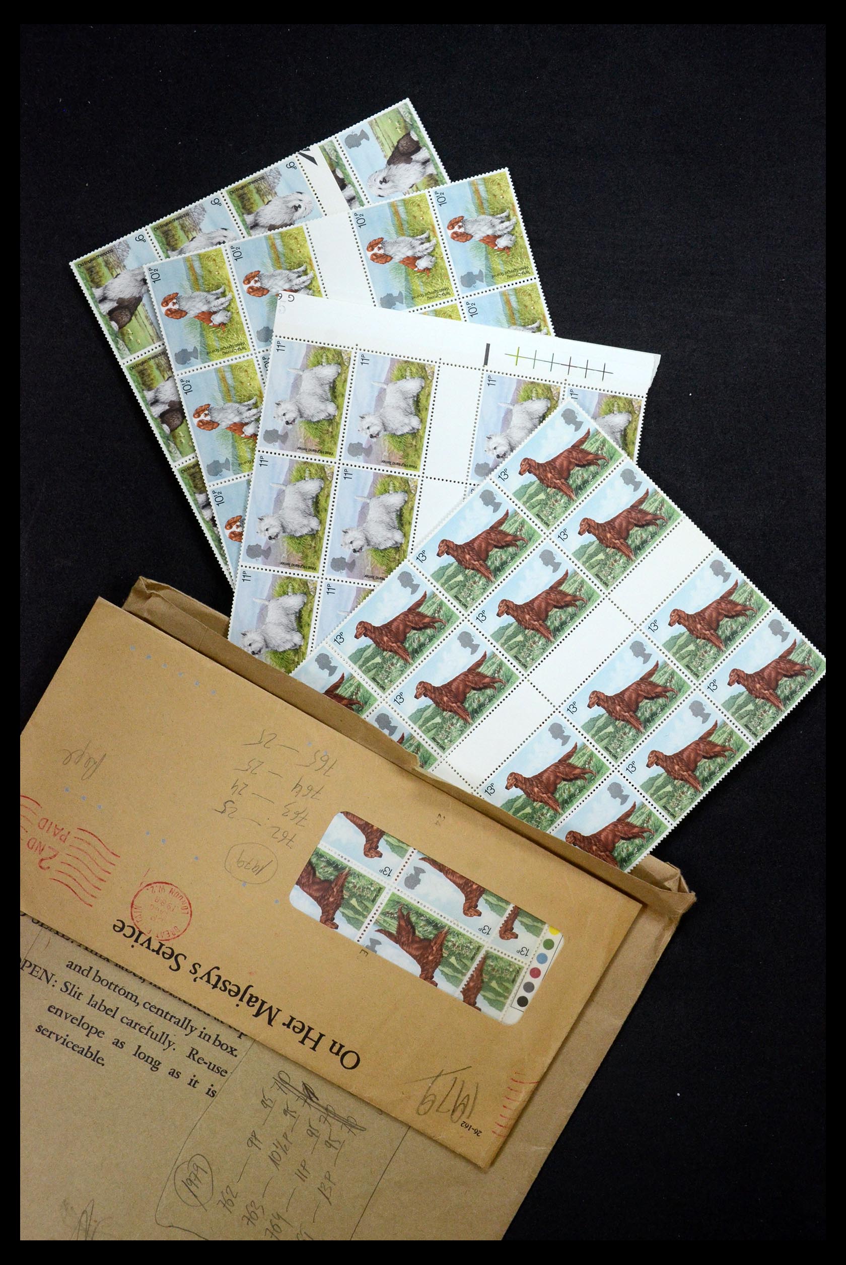 34772 018 - Postzegelverzameling 34772 Engeland 1971-1988.