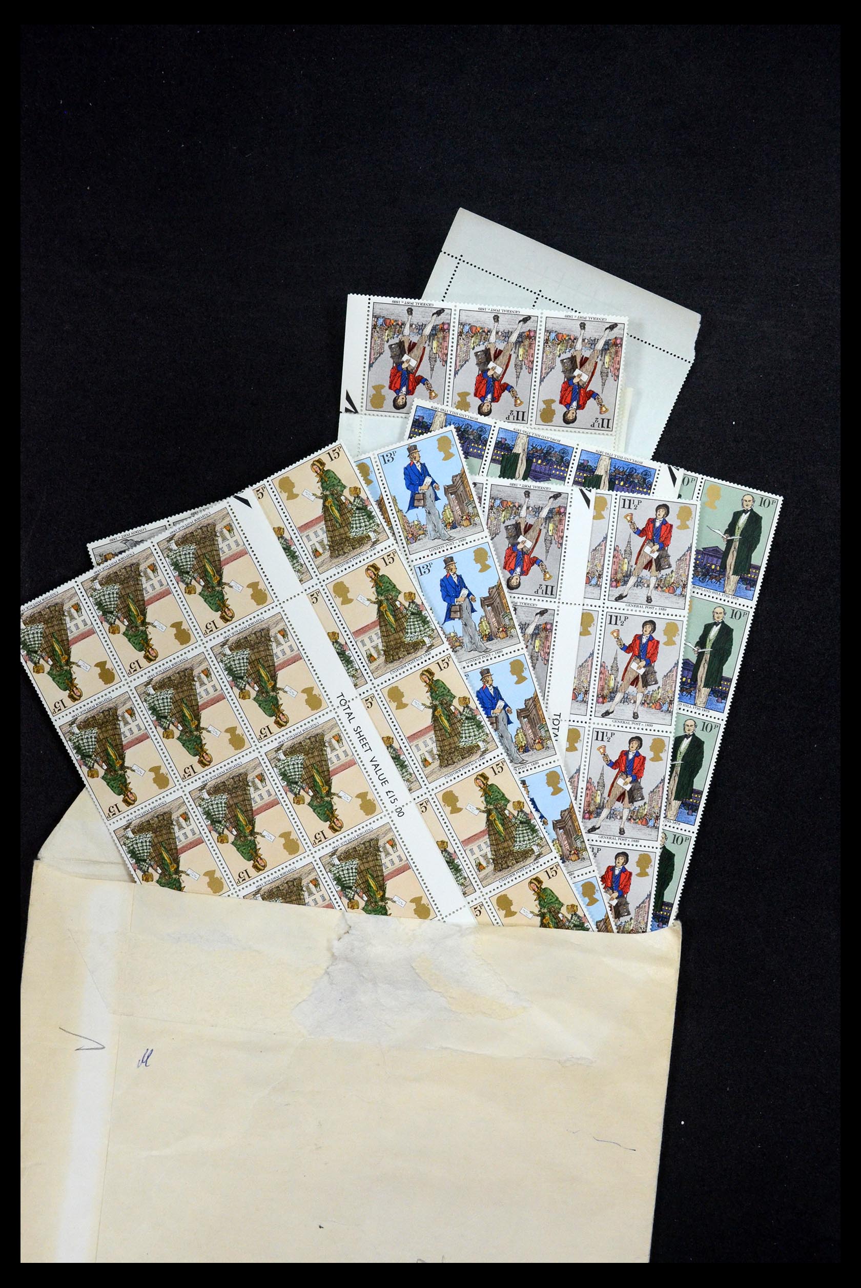 34772 019 - Postzegelverzameling 34772 Engeland 1971-1988.