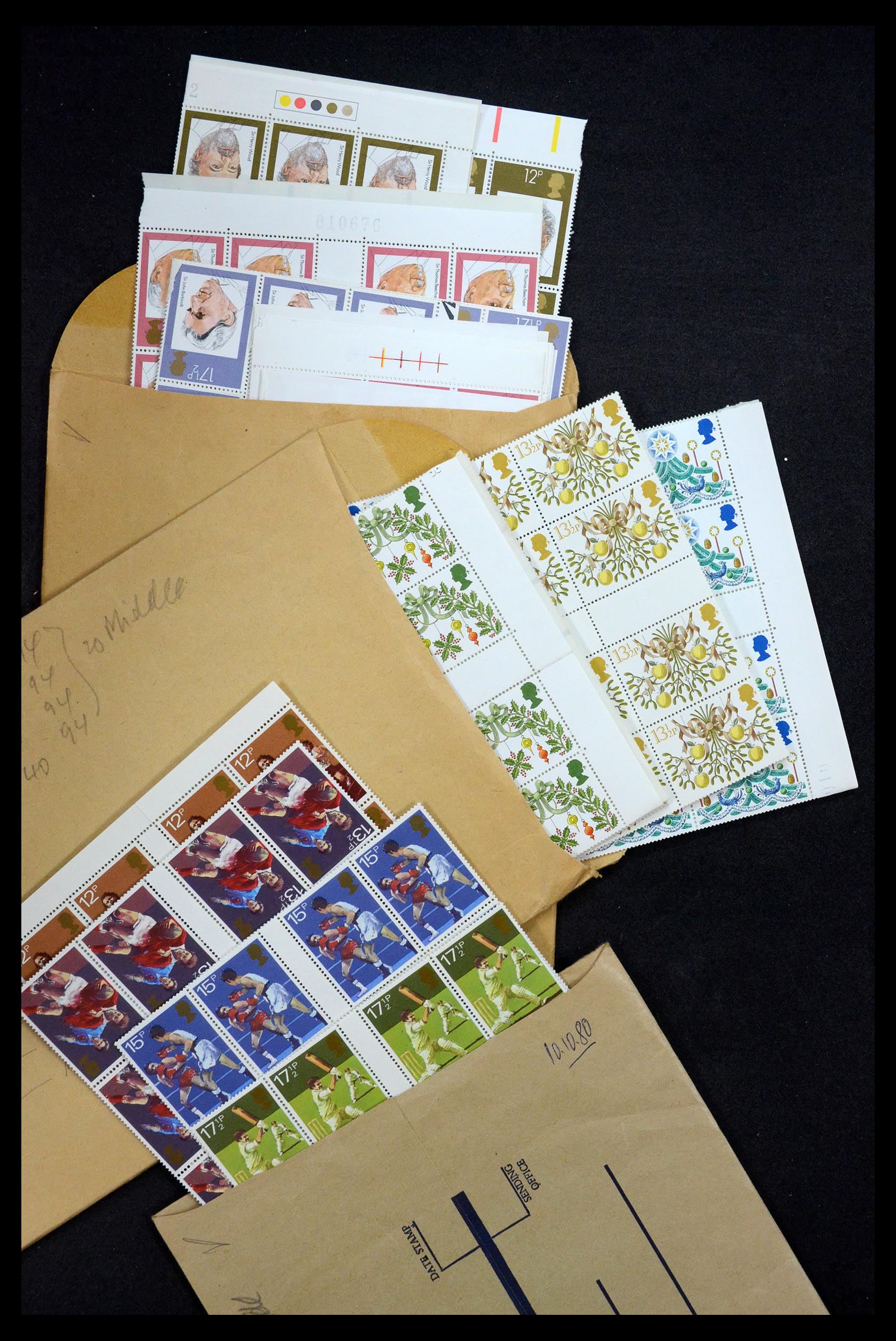 34772 021 - Postzegelverzameling 34772 Engeland 1971-1988.