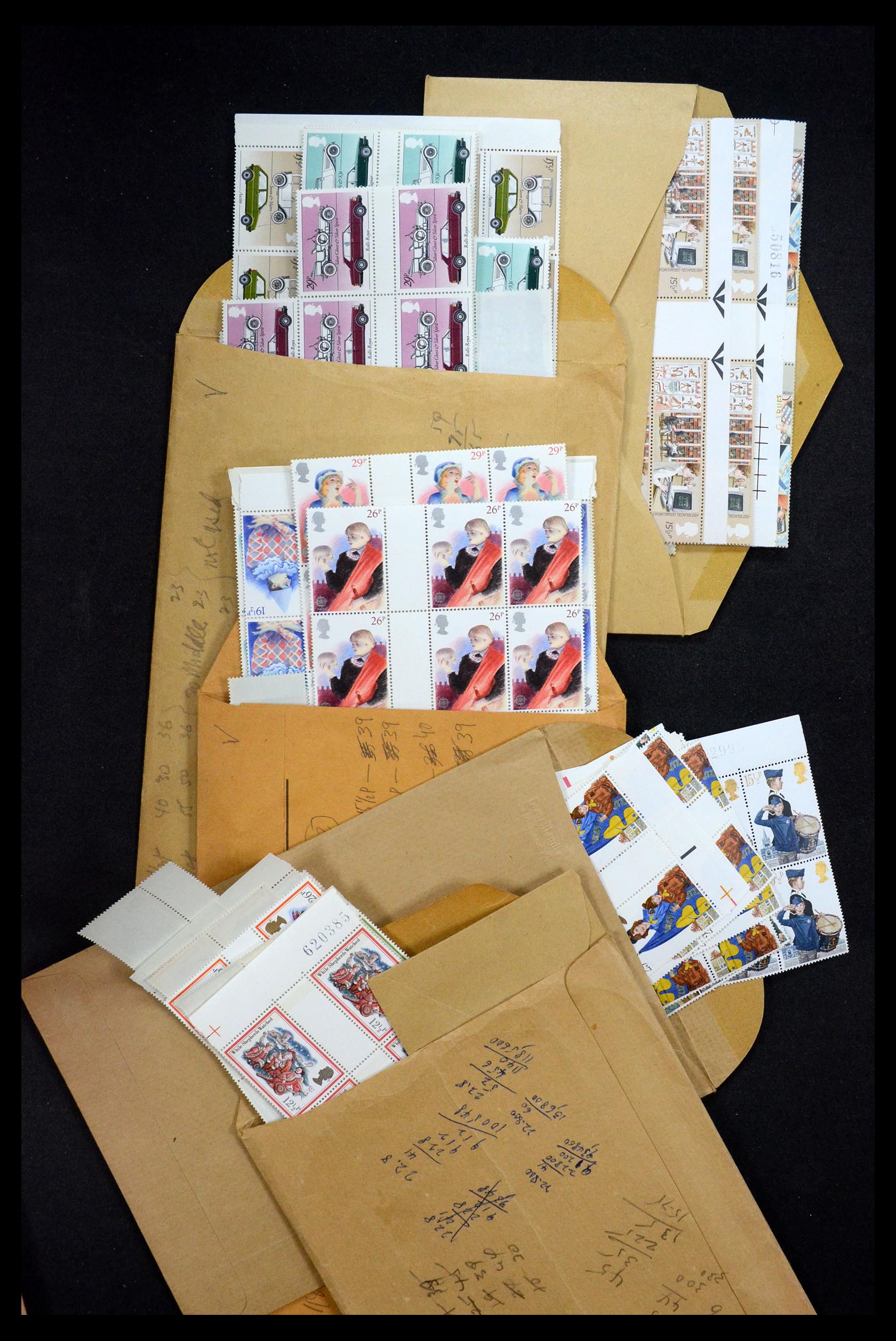 34772 026 - Postzegelverzameling 34772 Engeland 1971-1988.