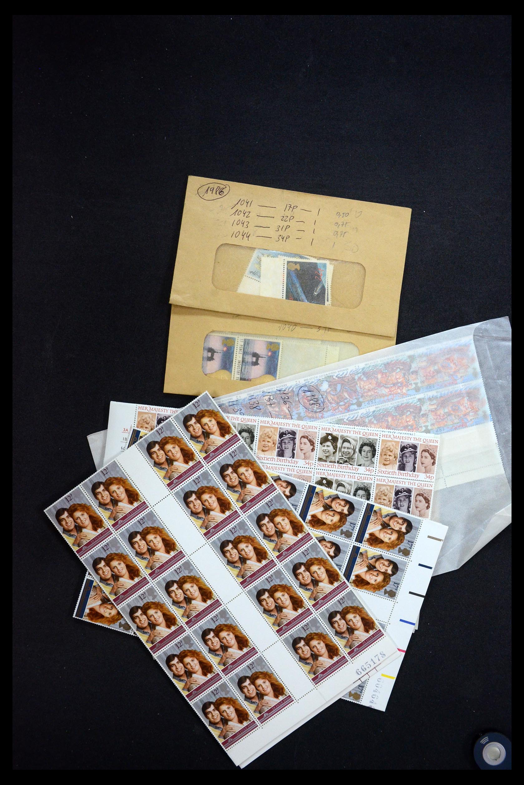 34772 030 - Postzegelverzameling 34772 Engeland 1971-1988.
