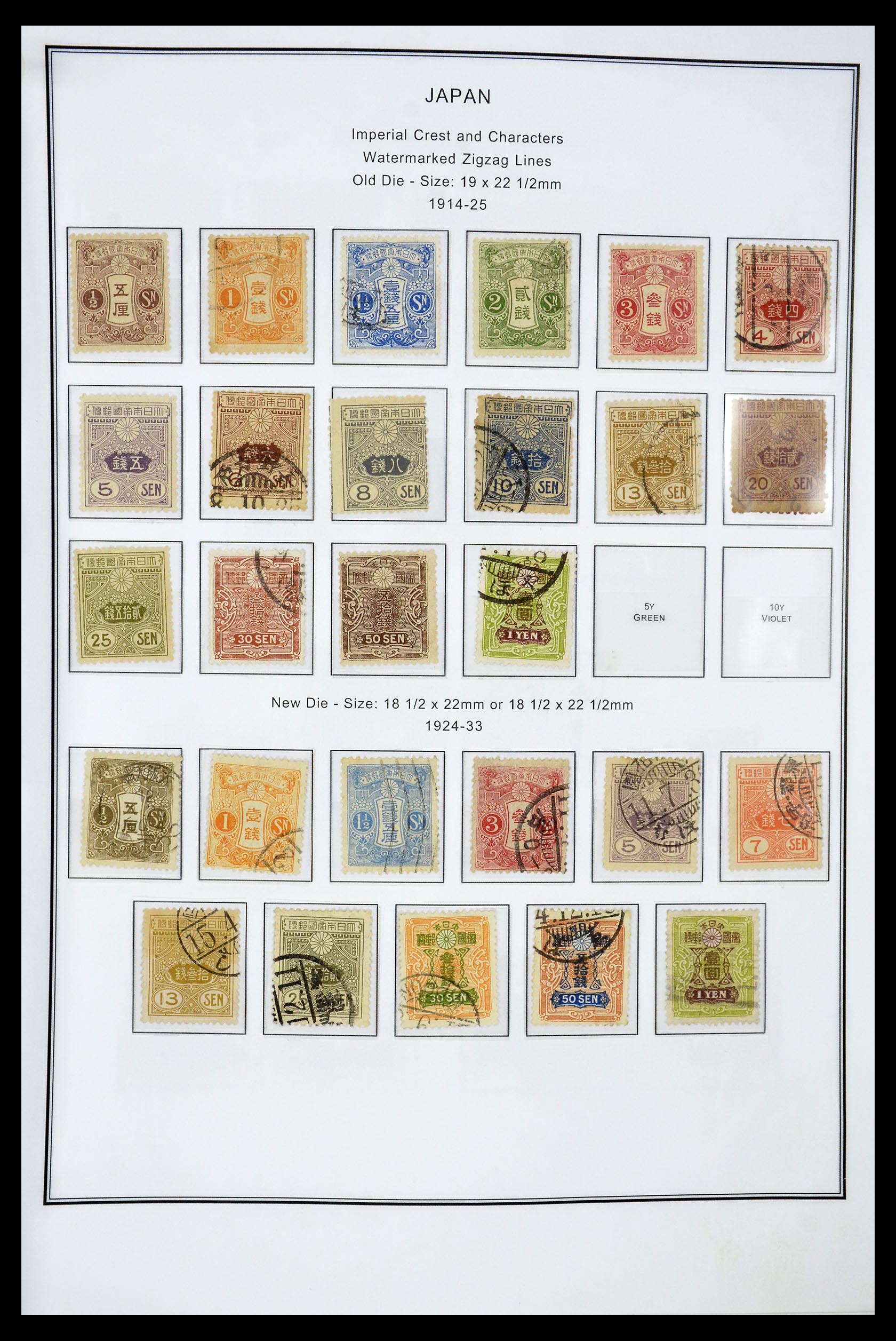 34774 008 - Postzegelverzameling 34774 Japan 1871-1997.