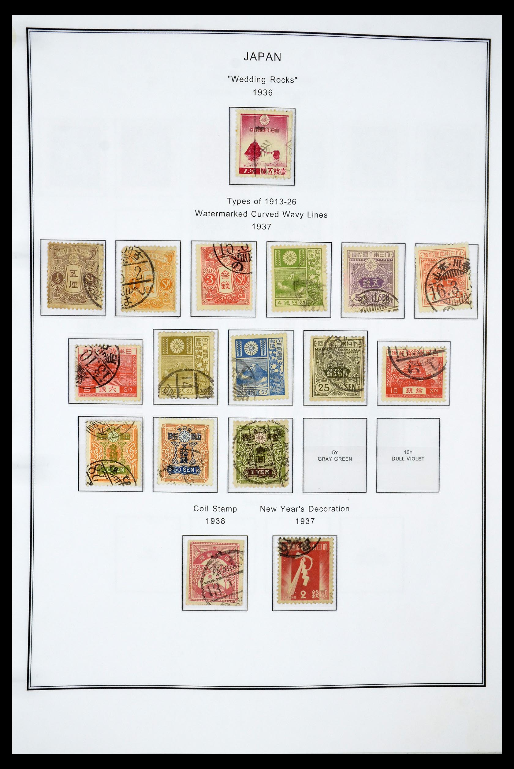 34774 015 - Postzegelverzameling 34774 Japan 1871-1997.