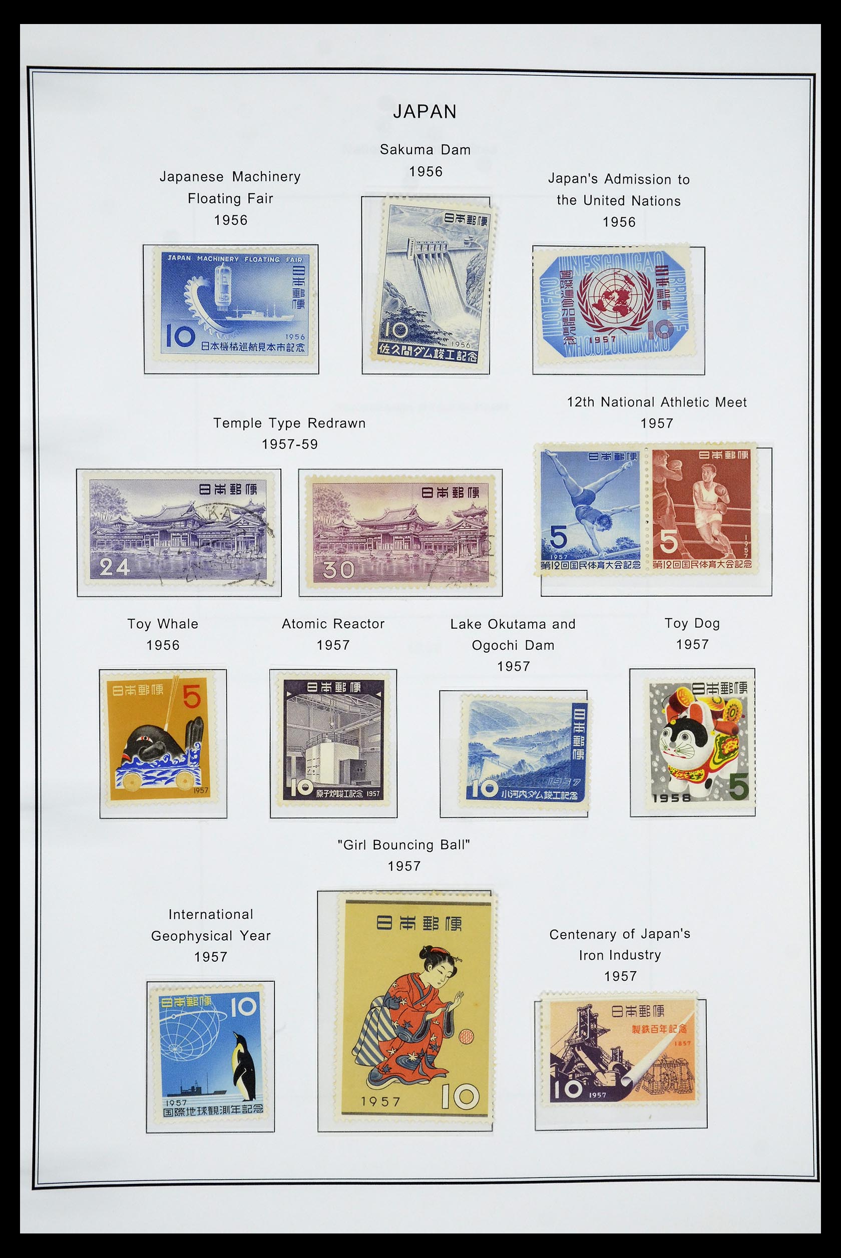 34774 046 - Postzegelverzameling 34774 Japan 1871-1997.