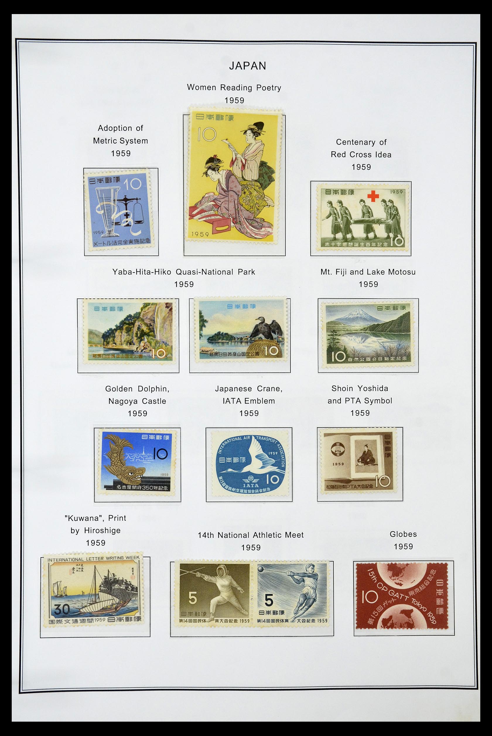 34774 050 - Postzegelverzameling 34774 Japan 1871-1997.