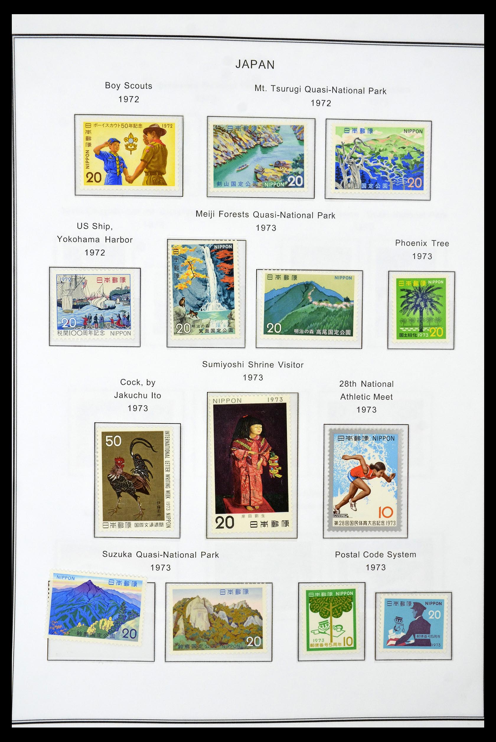 34774 097 - Stamp Collection 34774 Japan 1871-1997.